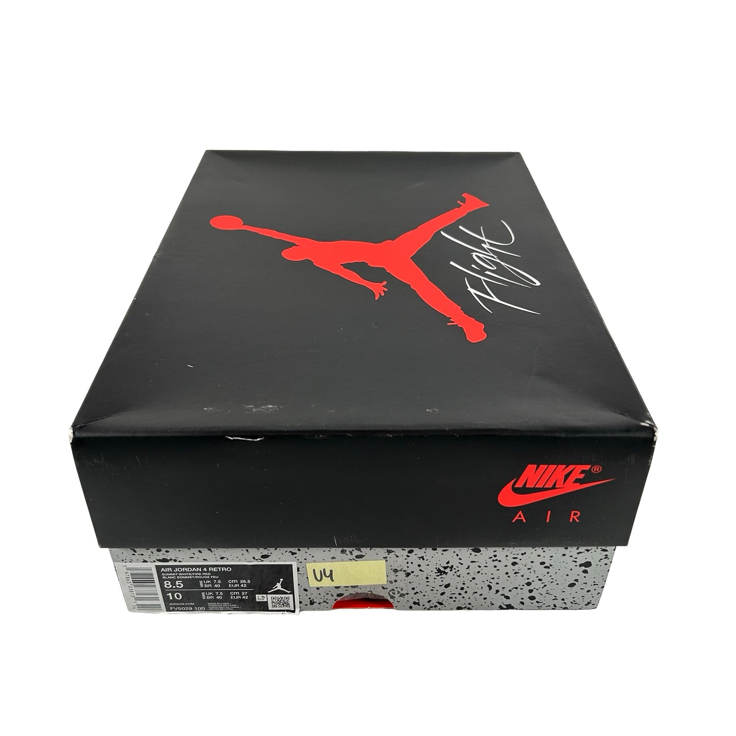 FV5029 100 Jordan 4 Retro White Cement (2025) [USED] - 8.5 M (Used4)