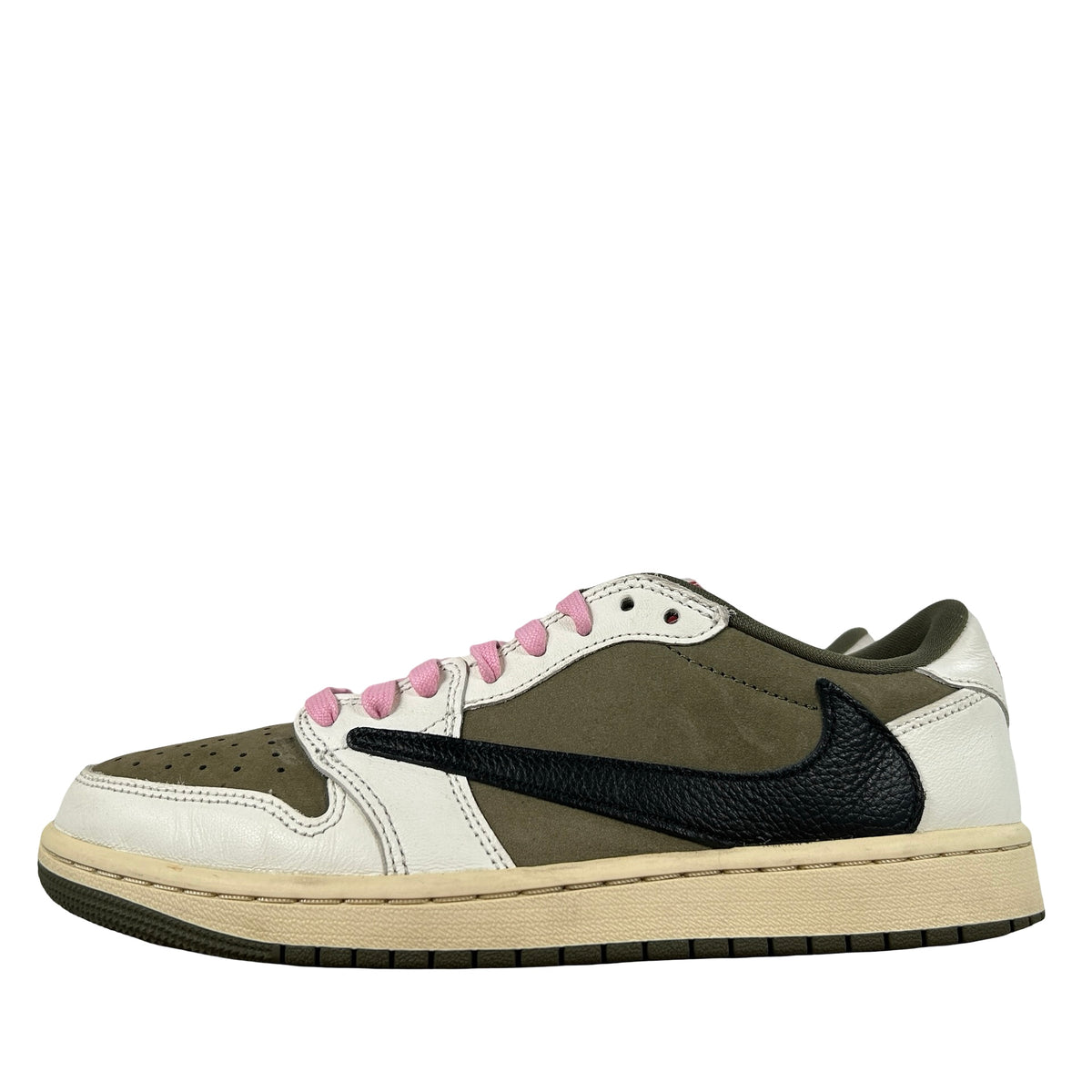 DM7866 200 Jordan 1 Retro Low OG SP Travis Scott Medium Olive [USED] - 8 M (Used2) (No Box2)