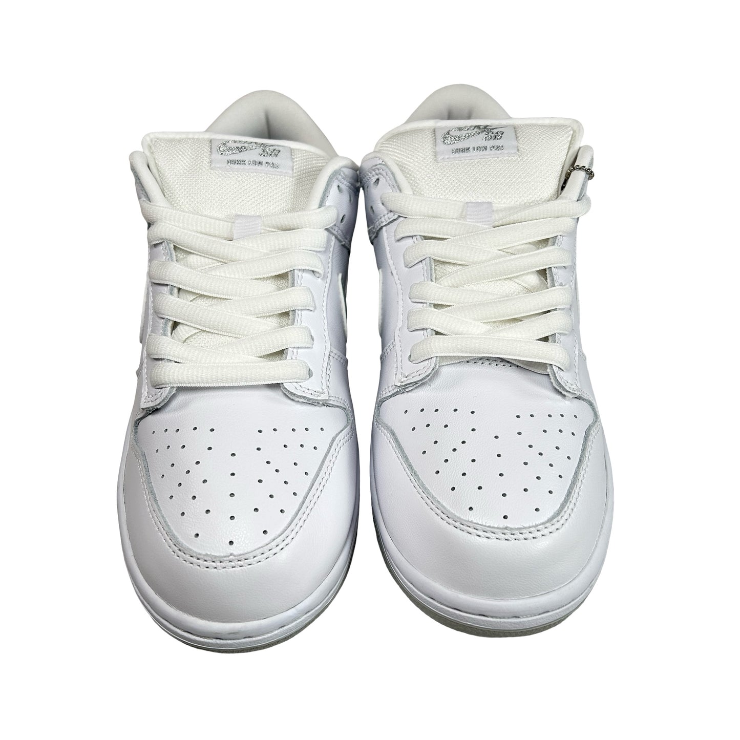 HQ8487 100 Nike SB Dunk Low Supreme 94 White Metallic Silver