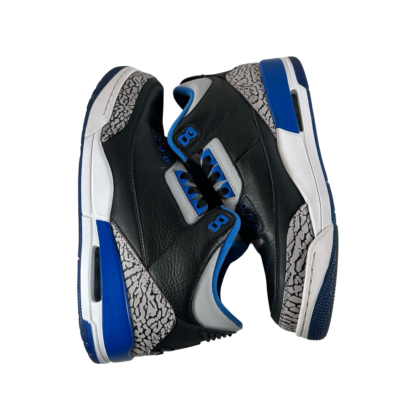 136064 007 Jordan 3 Retro Sport Blue [USED] - 9.5 M (Used2)
