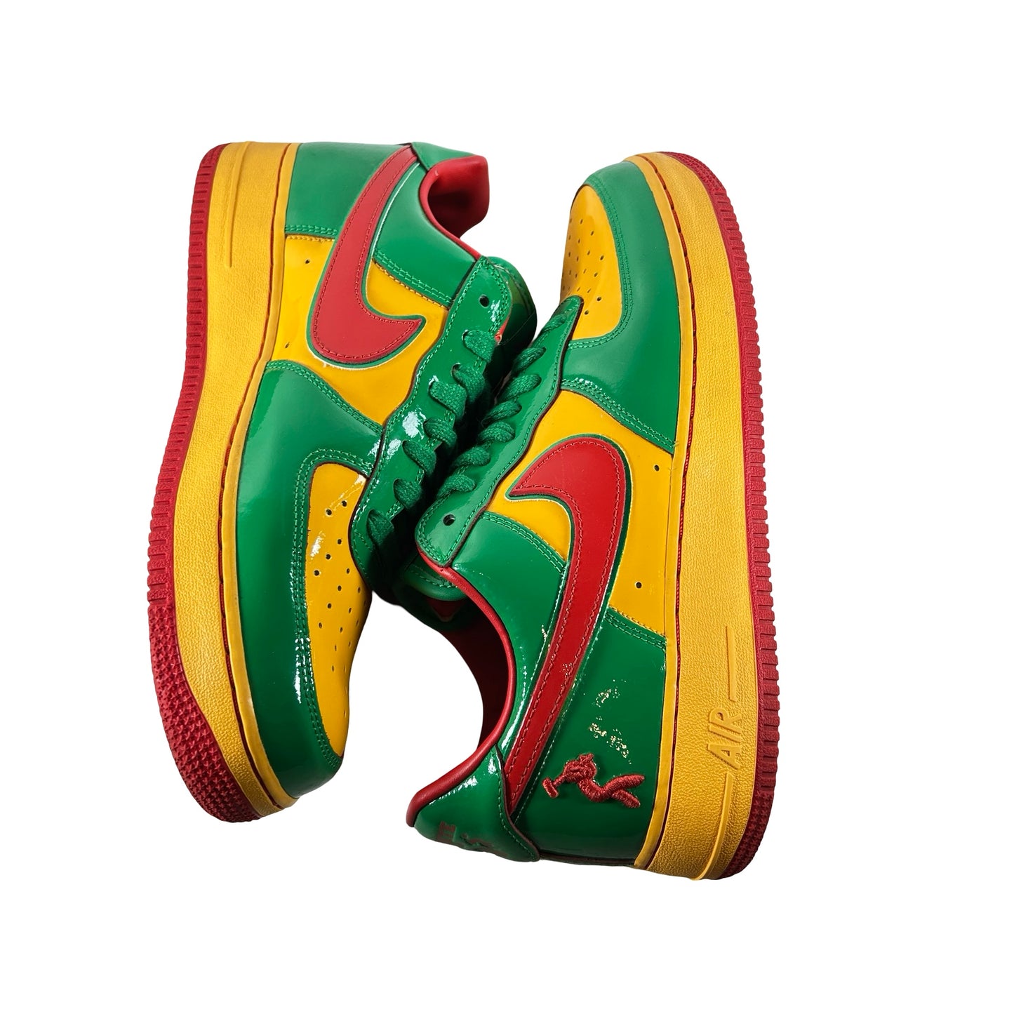 IH4383 300 Nike Air Force 1 Low Lil Yachty Concrete Boys Lucky Green [USED] - 10 M (Used5)