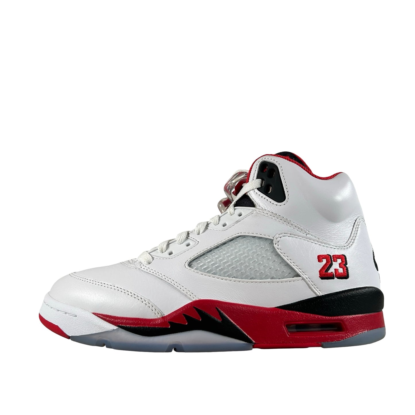 HQ7978 101 Jordan 5 Retro Fire Red Black Tongue (2025) [USED] - 8 M (Used)