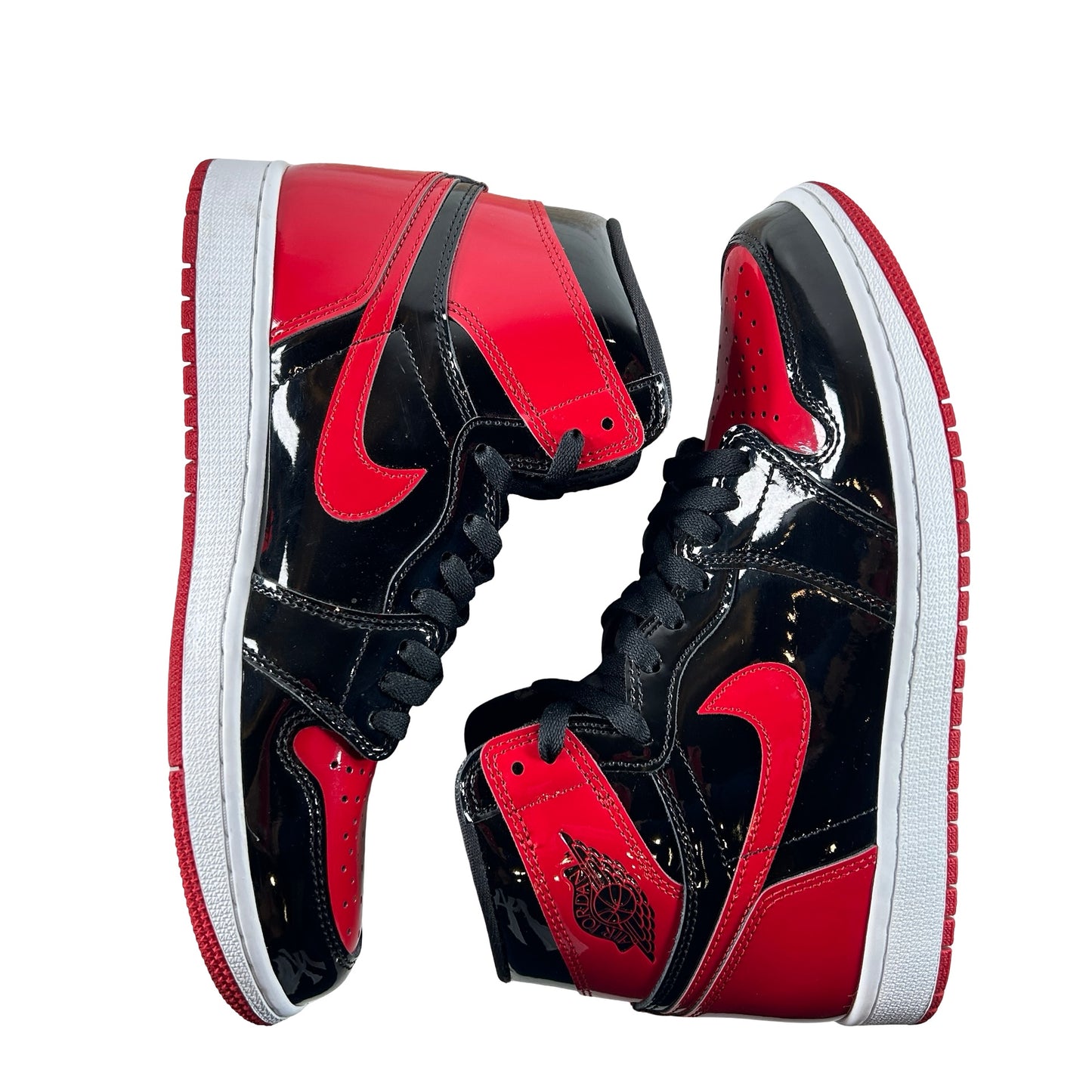 555088 063 Jordan 1 Retro High OG Patent Bred [USED] - 9 M (Used7)