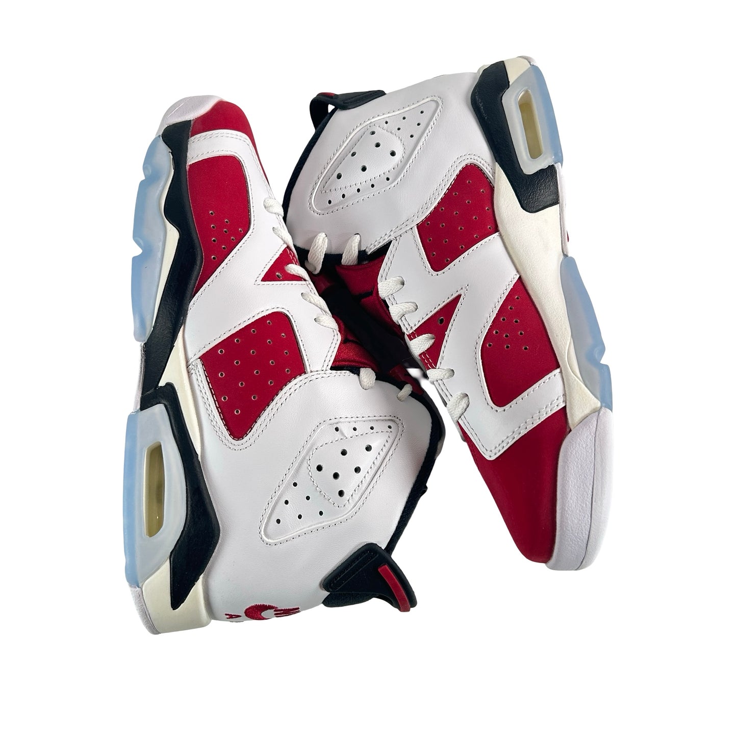 384665 106 Jordan 6 Retro Carmine (2021) (GS) [CONDITIONAL] - 7 Y (Yellowing) (Damaged Box)