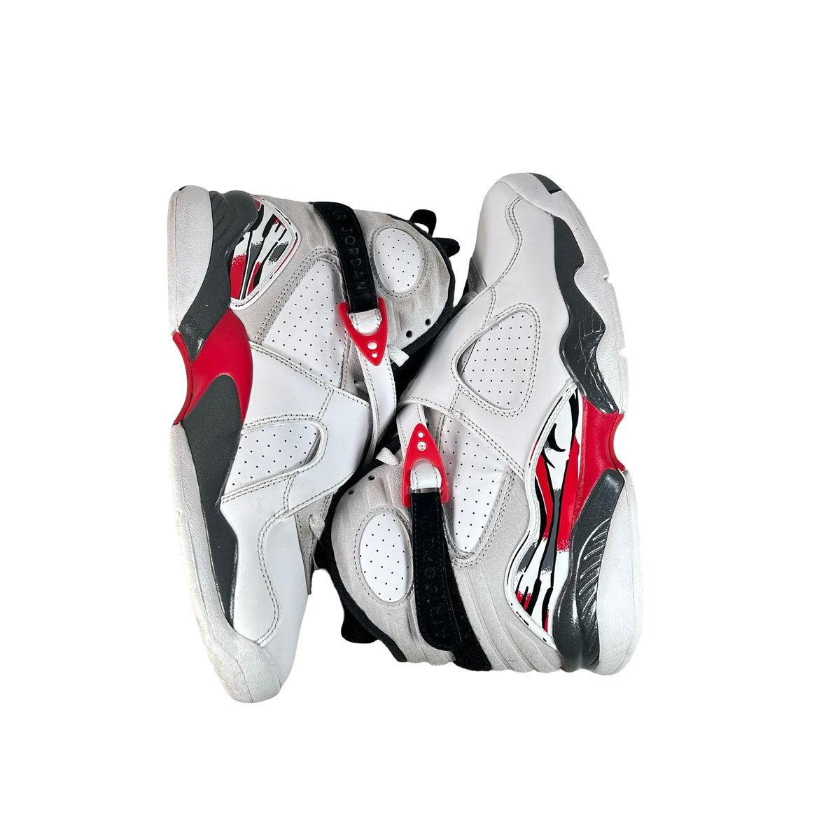 305381 100 Jordan 8 Retro White True Red (2025) [USED] - 7.5 M (Used)
