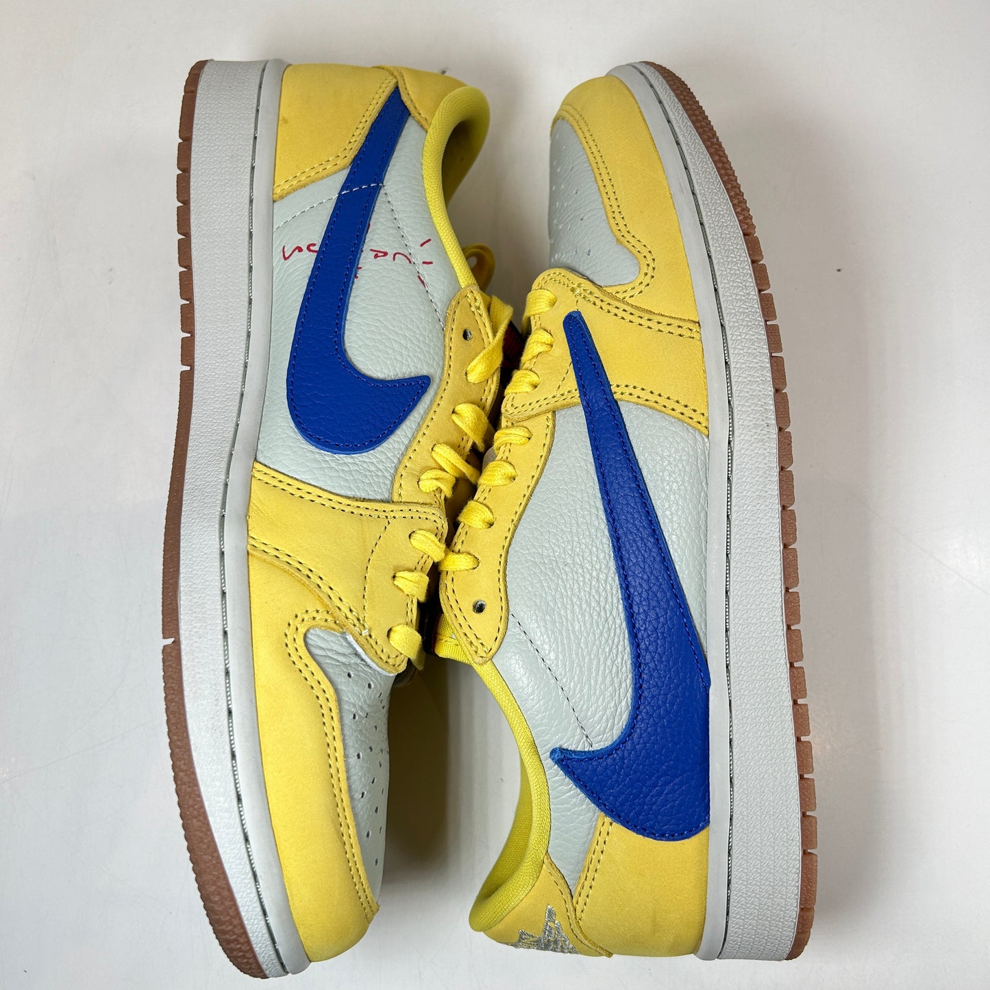 DZ4137 700 Jordan 1 Retro Low OG SP Travis Scott Canary (Women's) [USED] - 10 W (VNDS)