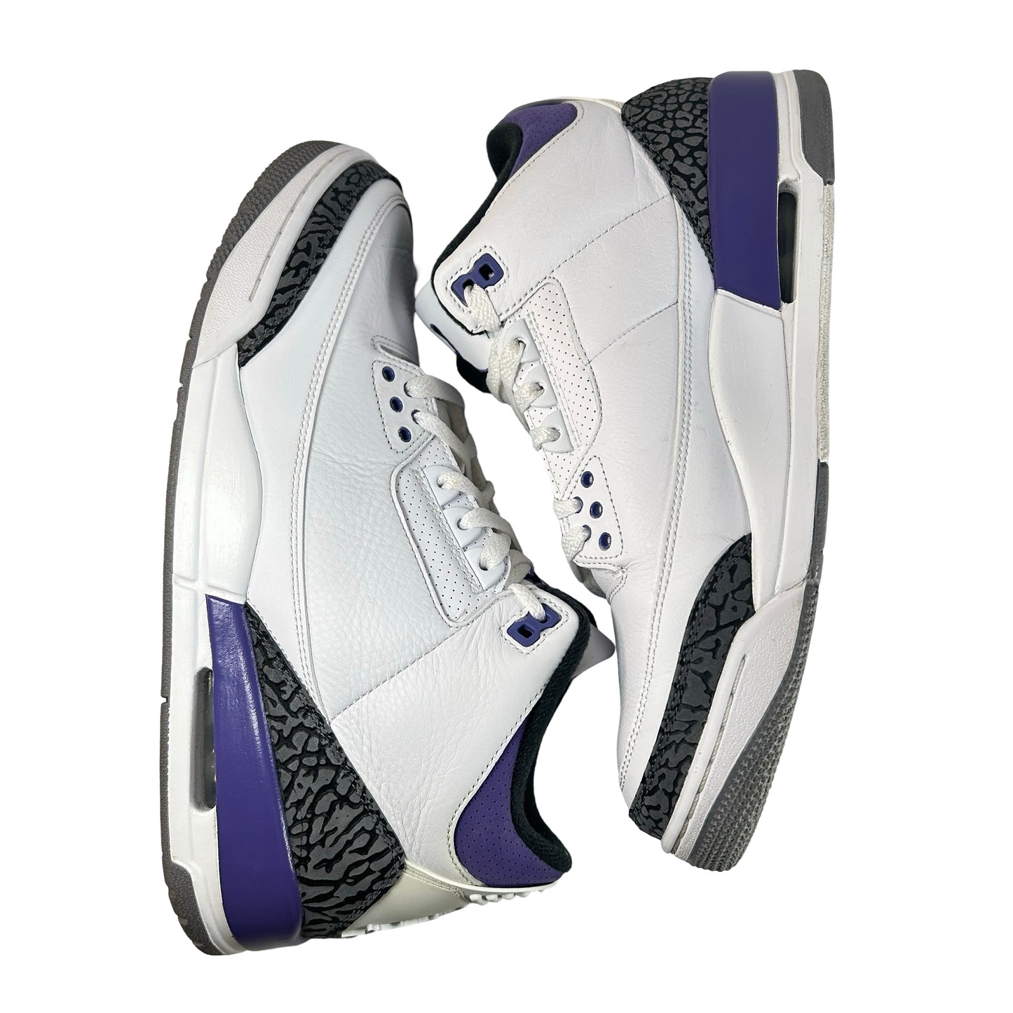 CT8532 105 Jordan 3 Retro Dark Iris [USED] - 10.5 M (Used)