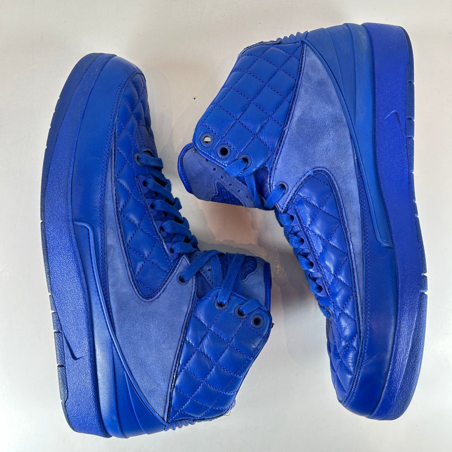 717170 405 Jordan 2 Retro Just Don Blue [USED] - 11 M (Used) (No Box) (See Pics)