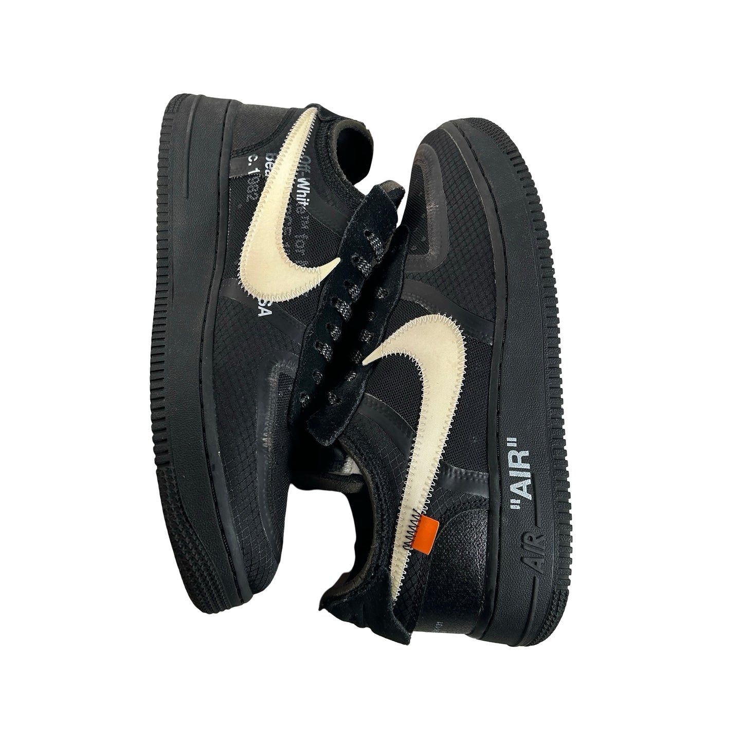 AO4606 001 Nike Air Force 1 Low Off-White Black White [USED] - 8.5 M (Used)