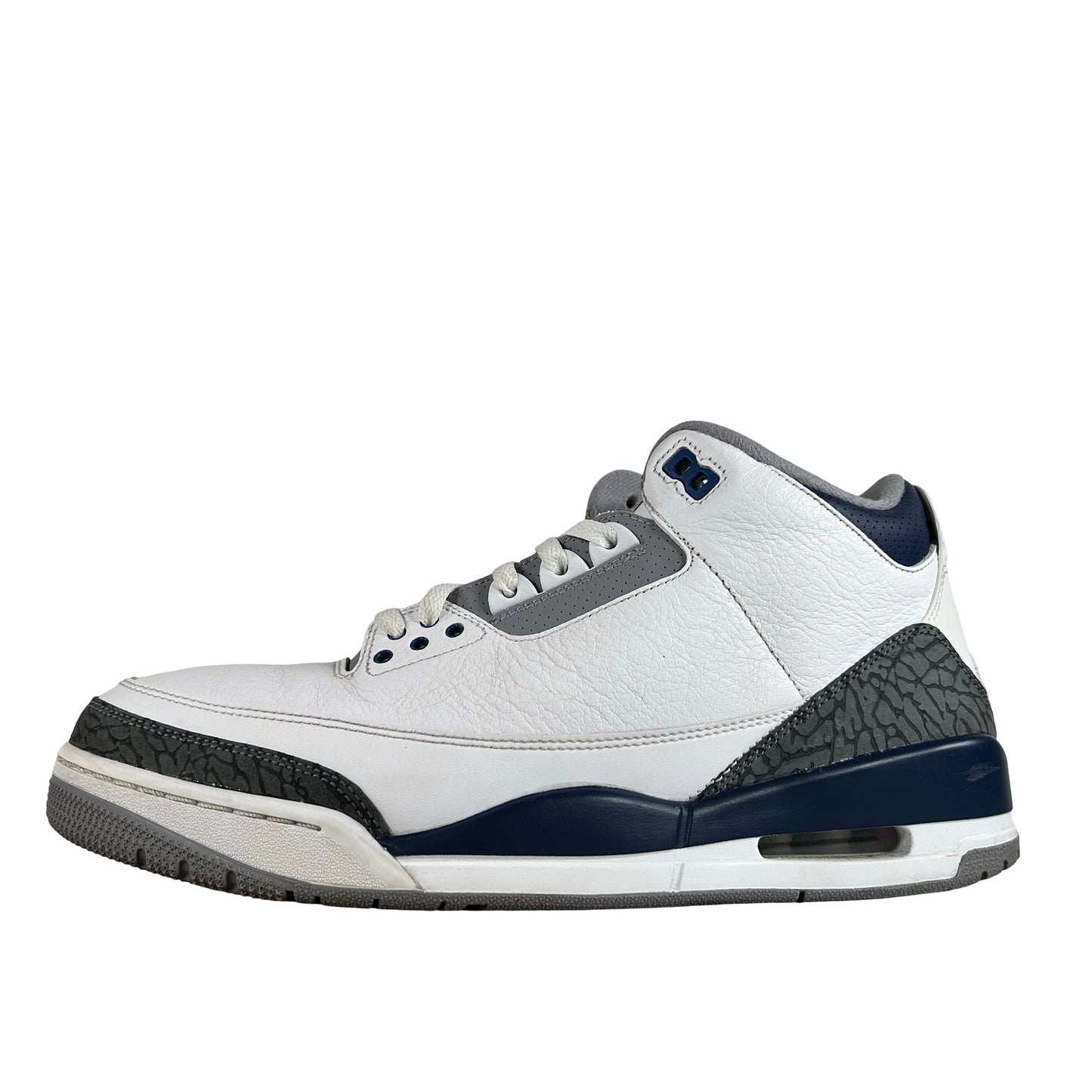 CT8532 140 Jordan 3 Retro Azul marino medianoche