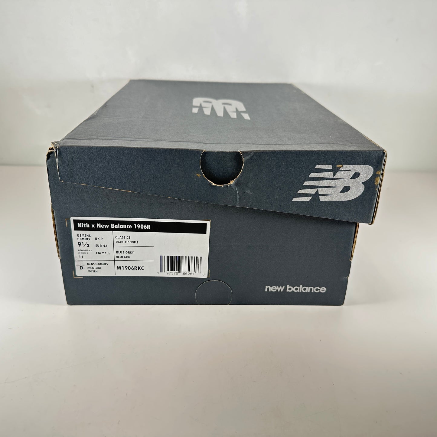 M1906RKC New Balance 1906R Kith White [USED] - 9.5 M (Used)