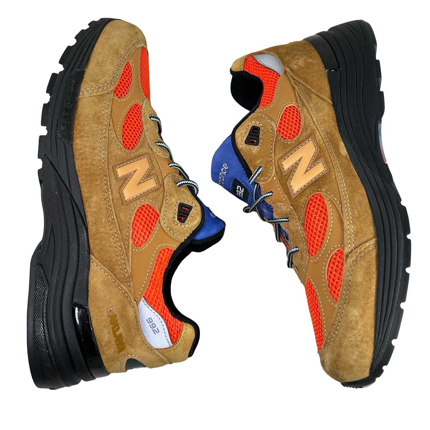 U992AB1 New Balance 992 MiUSA Action Bronson Tiger Eye [USED] - 10 M (Used) (No Box)