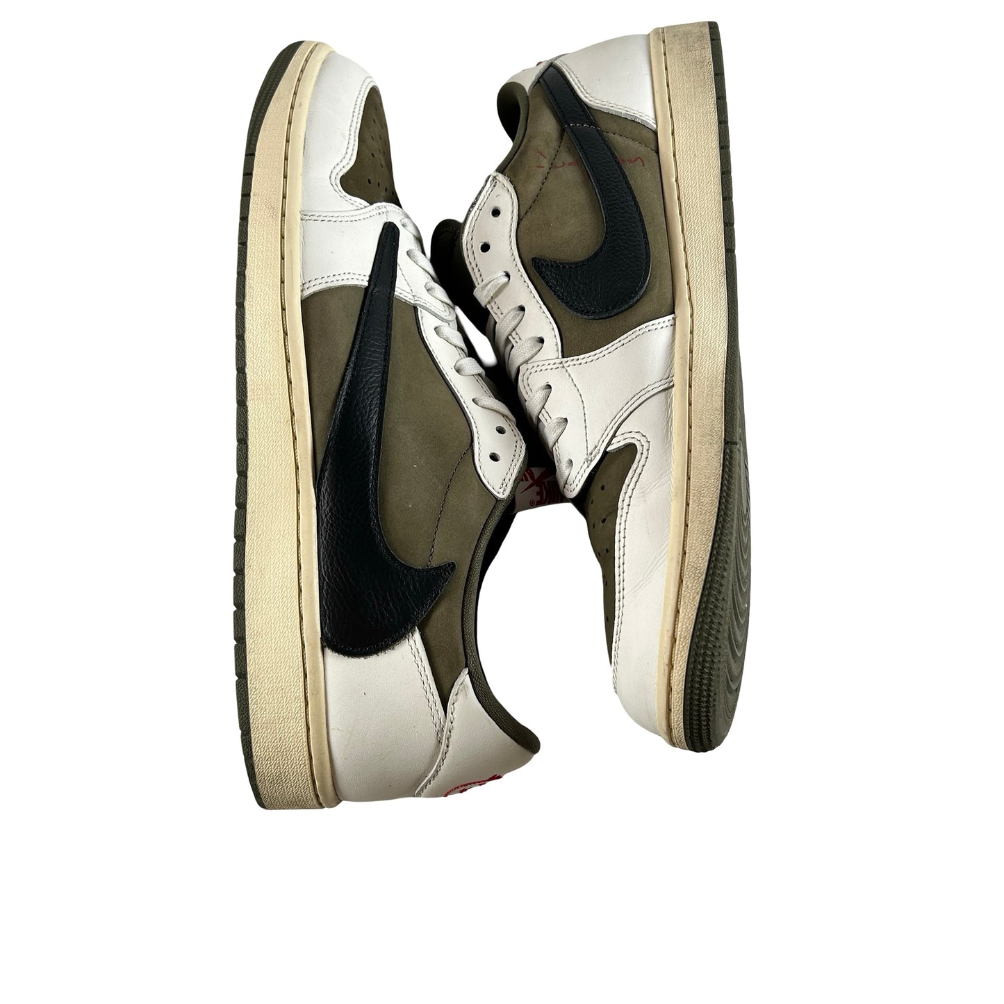 DM7866 200 Jordan 1 Retro Low OG SP Travis Scott Medium Olive [USED] - 14 M (Used)