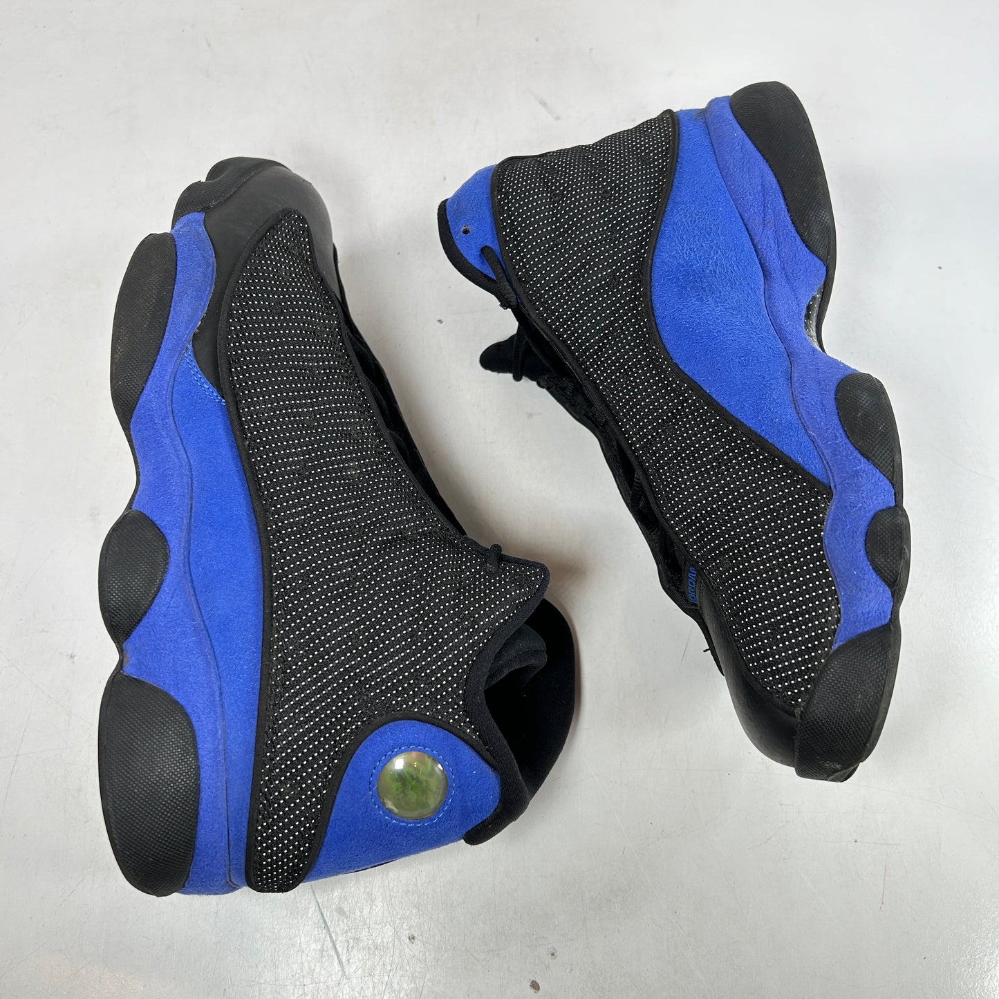 414571 040 Jordan 13 Retro Black Hyper Royal [USED] - 10 M (Used) (No Box)