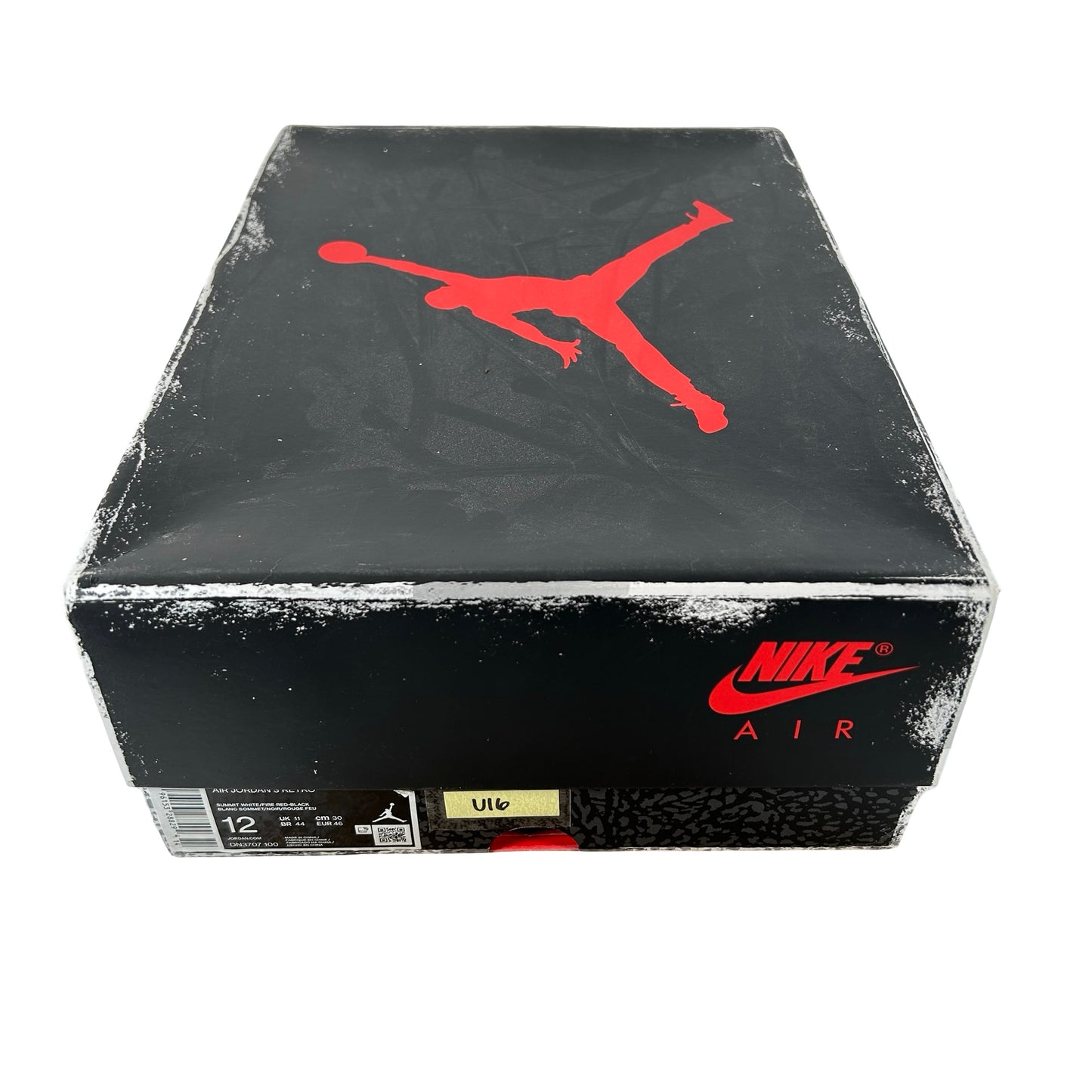 DN3707 100 Jordan 3 Retro White Cement Reimagined [USED] - 12 M (Used16)