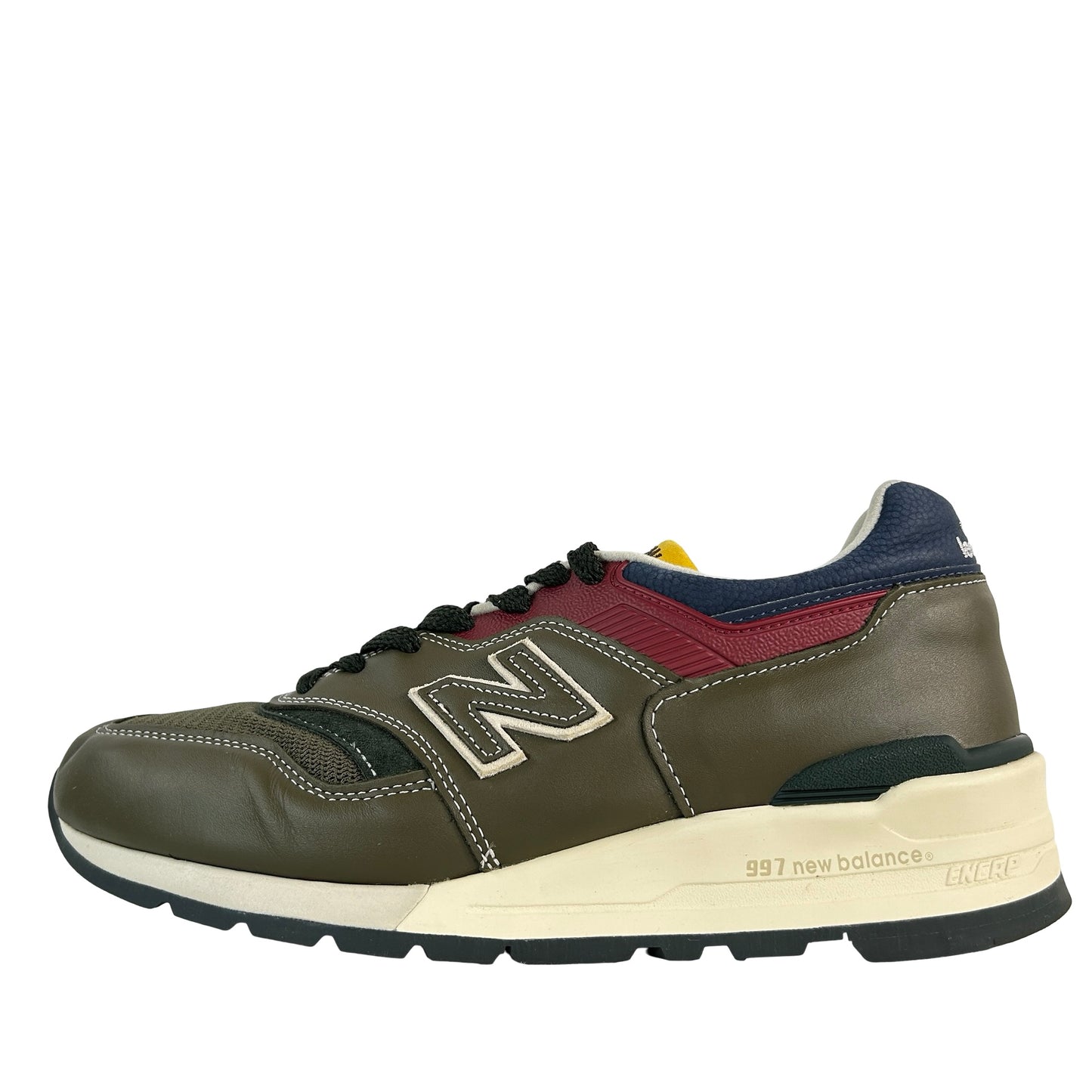 U997AIM New Balance 997 MiUSA Aimé Leon Dore Dark Moss Angora [USED] - 8.5 M (Used)