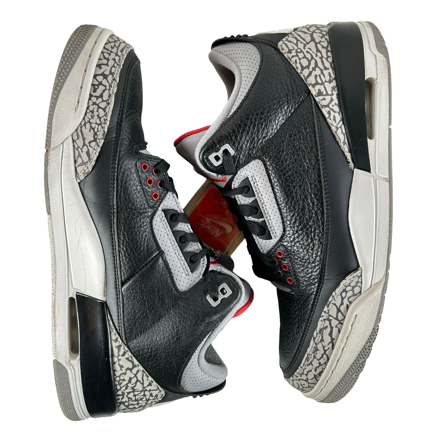 854262 001 Jordan 3 Black Cement 2018 [USED] - 11.5 M (Used5)
