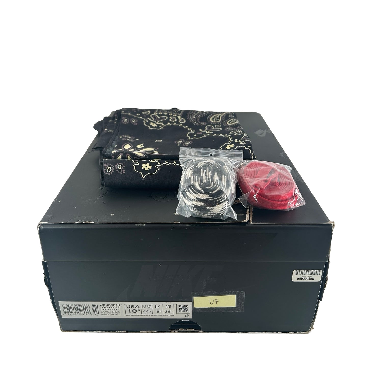 DM7866 001 Jordan 1 Retro Low OG Travis Scott Black Phantom [USED] - 10.5 M (Used7)
