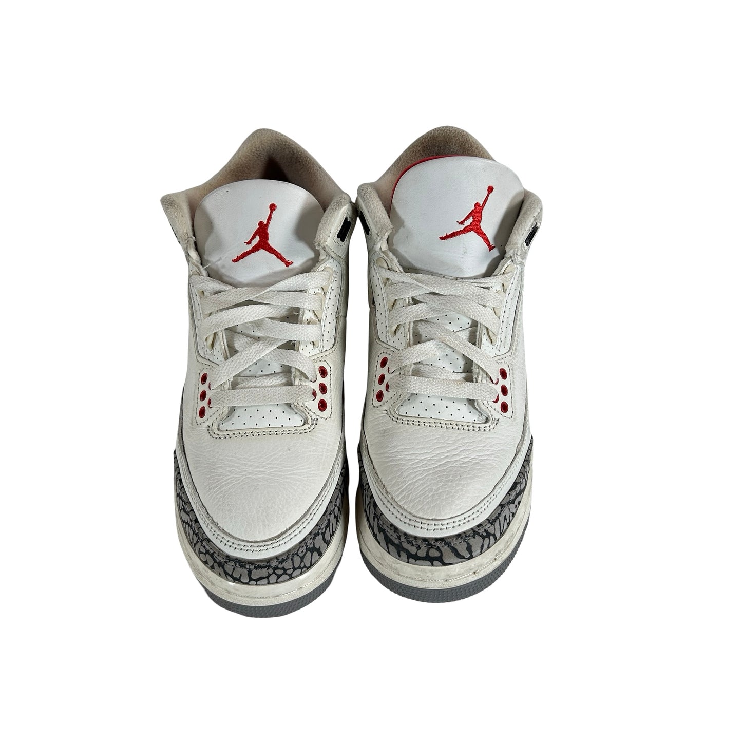 DM0967 100 Jordan 3 Retro White Cement Reimagined (GS) [USED] - 4 Y (Used2) (No Box2)