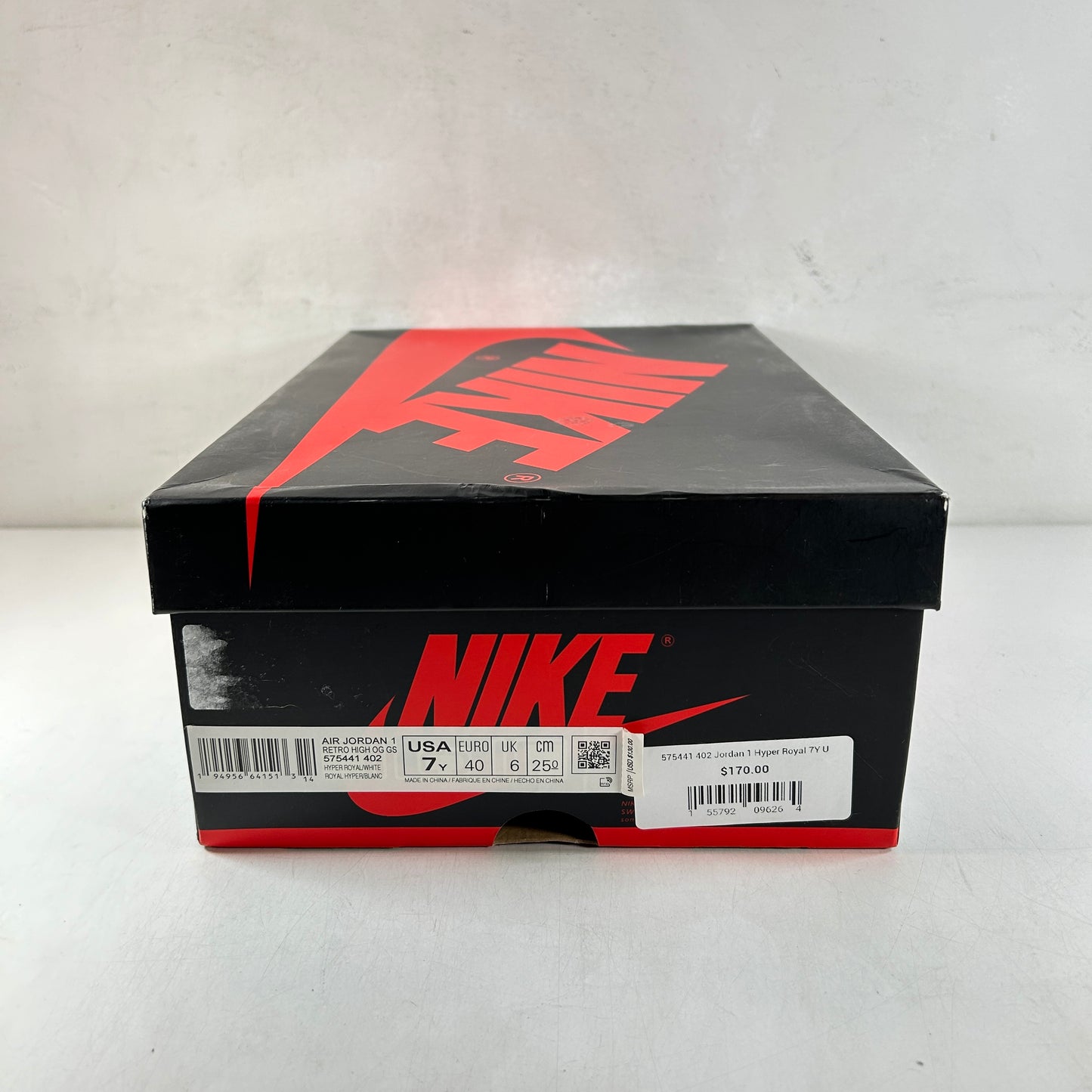 575441 402 Jordan 1 Hyper Royal GS [USED] - 7 Y (Used)
