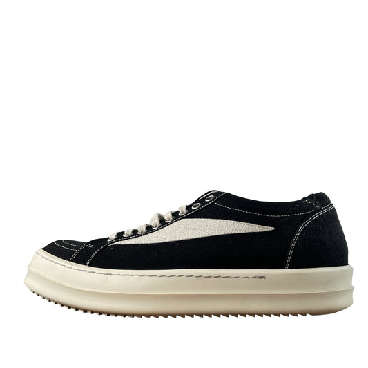 DU02C5803 DO 911 Rick Owens DRKSHDW Vintage Low Black Milk [USED] - EU 42 (Used)