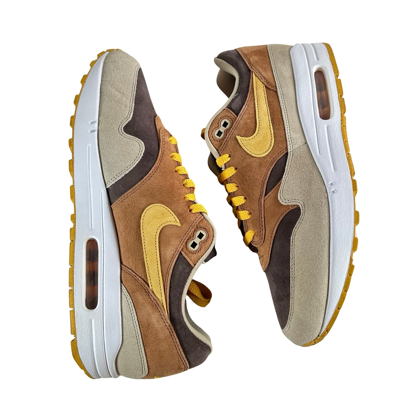 DZ0482 200 Nike Air Max 1 PRM Duck Pecan Yellow Ochre [USED] - 10.5 M (Used2)