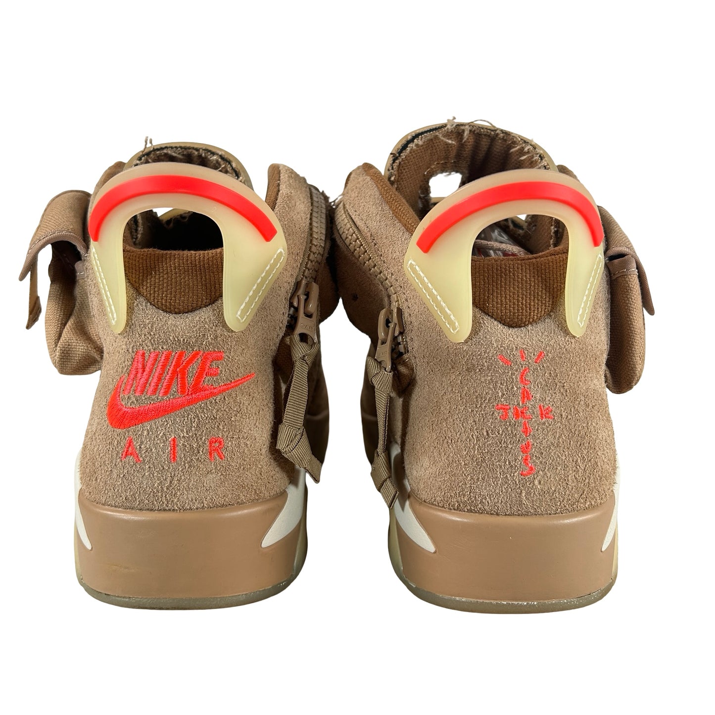 DH0690 200 Jordan 6 Retro Travis Scott British Khaki [USED] - 9.5 M (Used) (No Box)