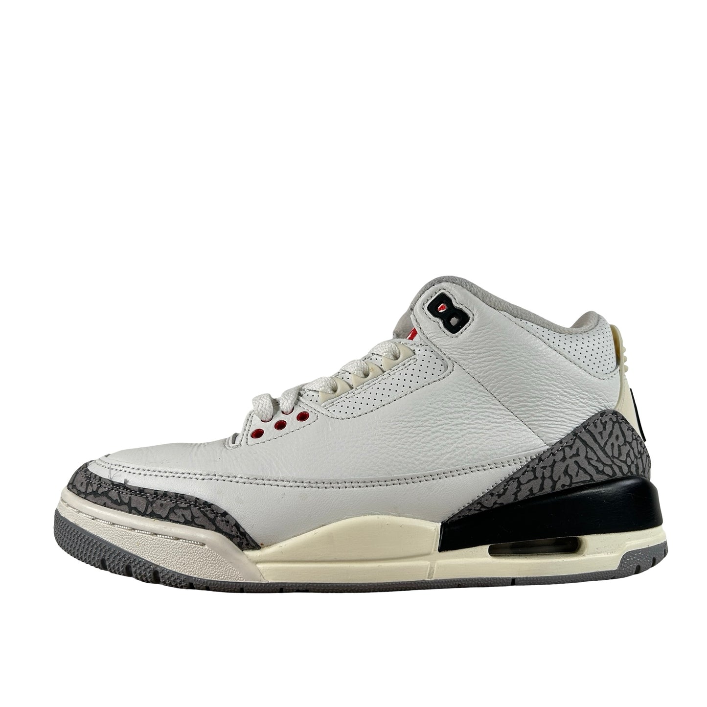 DN3707 100 Jordan 3 Retro White Cement Reimagined [USED] - 8 M (Used14)