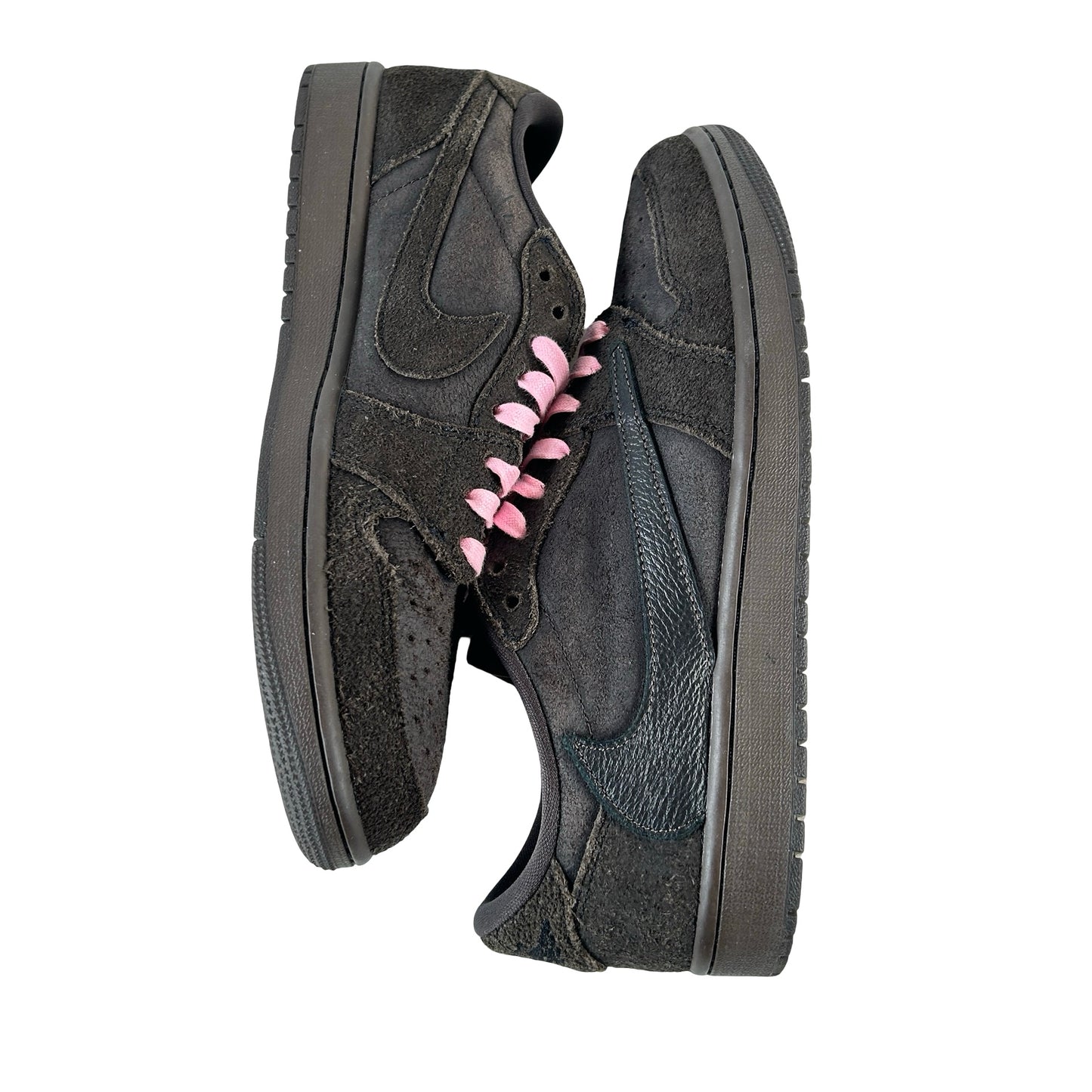 DM7866 202 Jordan 1 Retro Low OG SP Travis Scott Velvet Brown [USED] - 9.5 M (Used11)