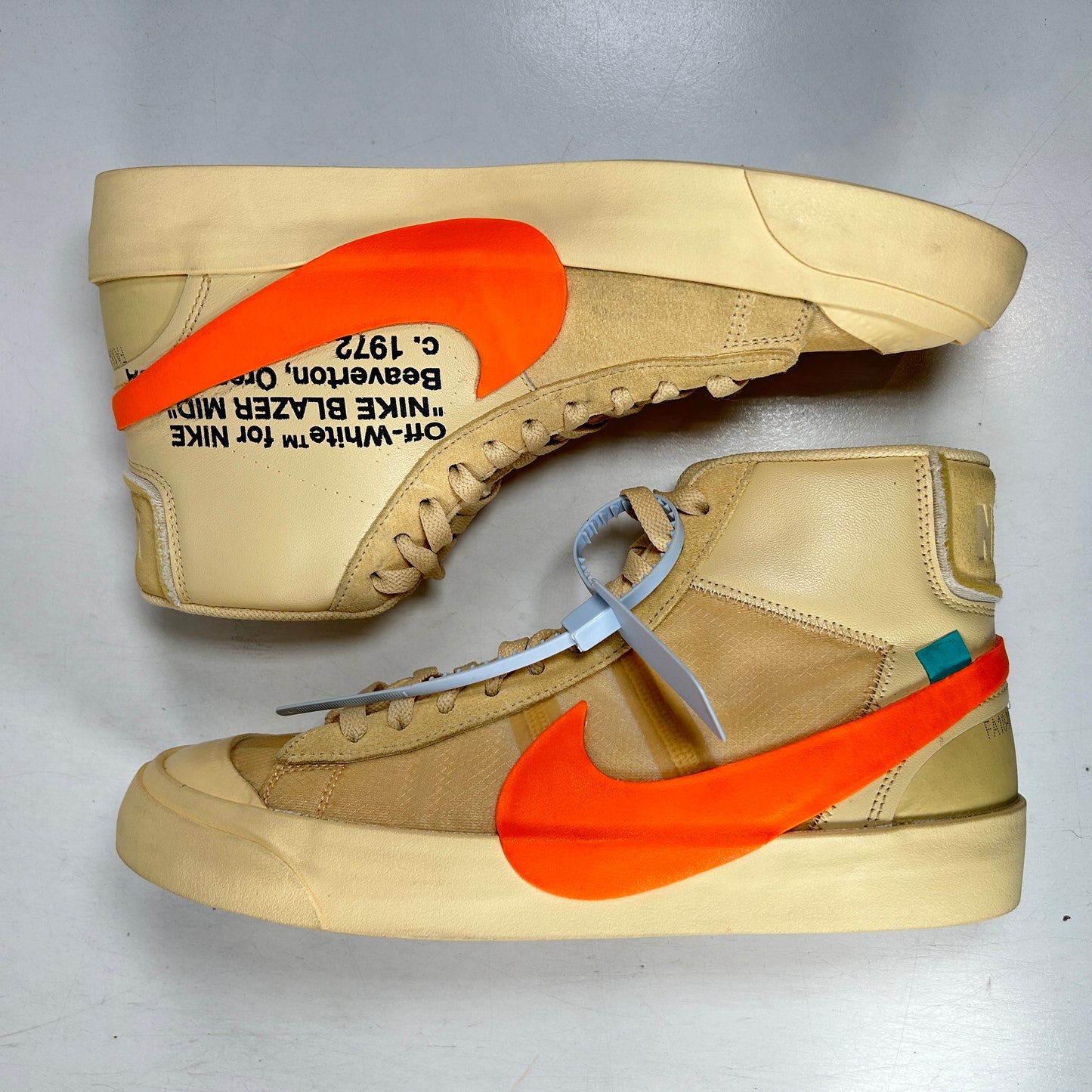 AA3832 700 Nike Blazer Off-White Orange [Conditional]