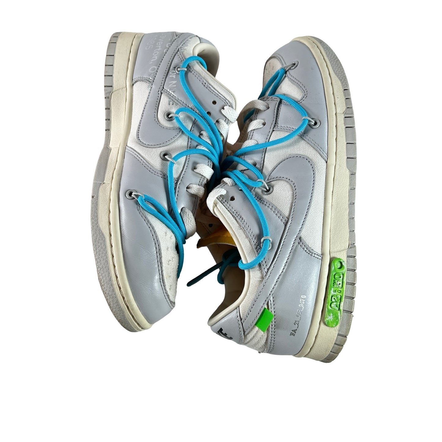 DM1602 115 Nike Dunk Low Off-White Lot 2 [USED] - 8.5 M (Used) (Replace Box)