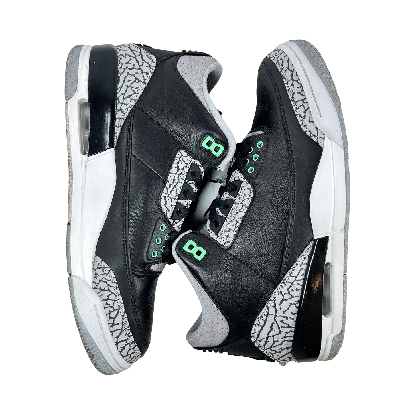 CT8532 031 Jordan 3 Retro Green Glow [USED] - 9.5 M (Used)
