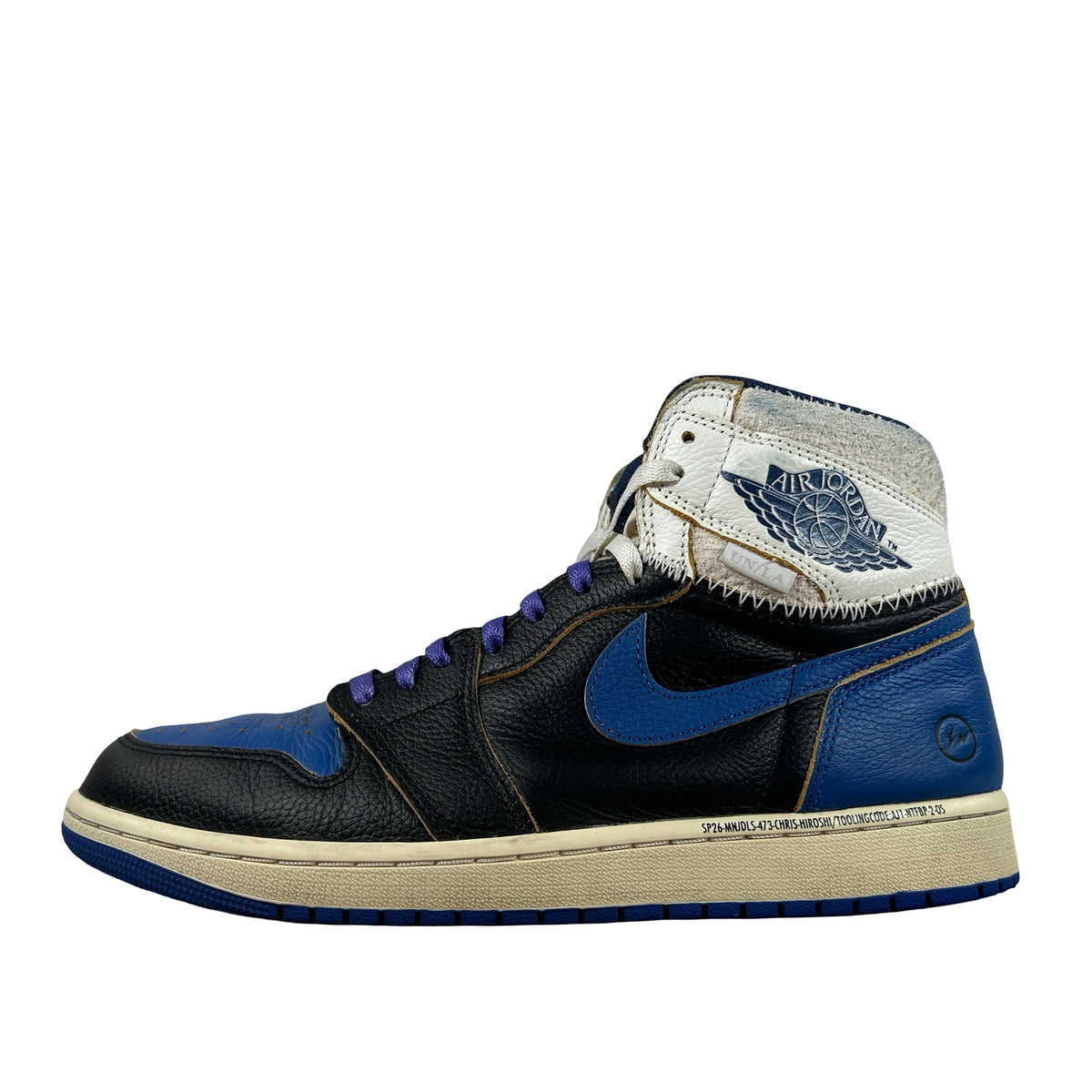 IO7847 001 Jordan 1 Retro High OG SP Fragment x Union LA Sport Royal [USED] - 10.5 M (Used3)