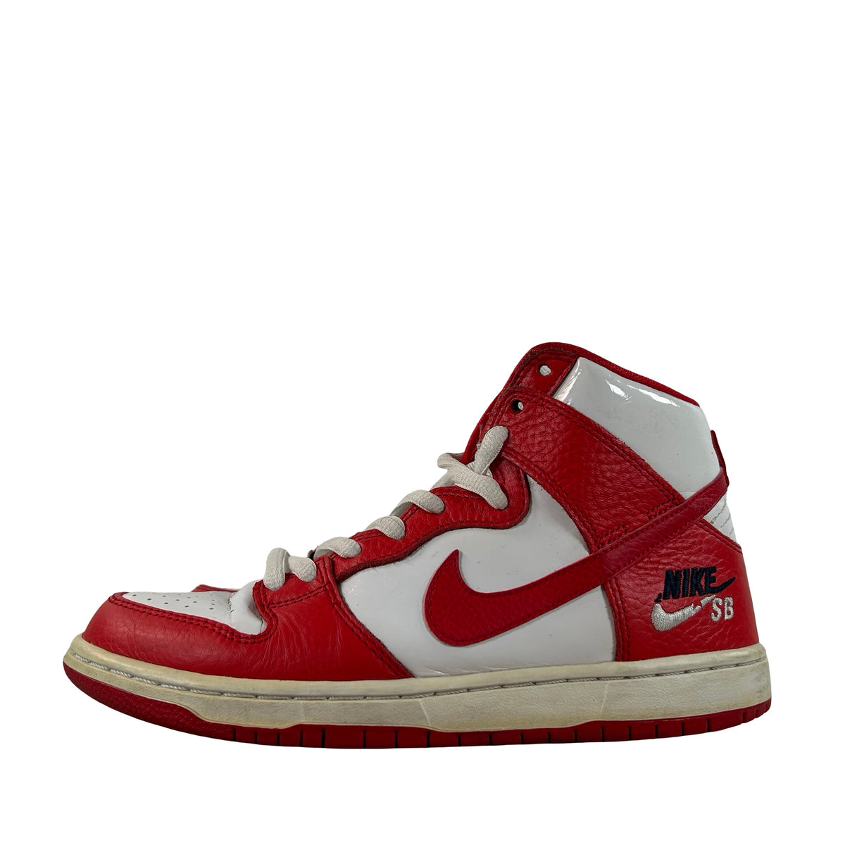 854851 661 Nike SB Dunk High Future Court Red - 7 M (Used)