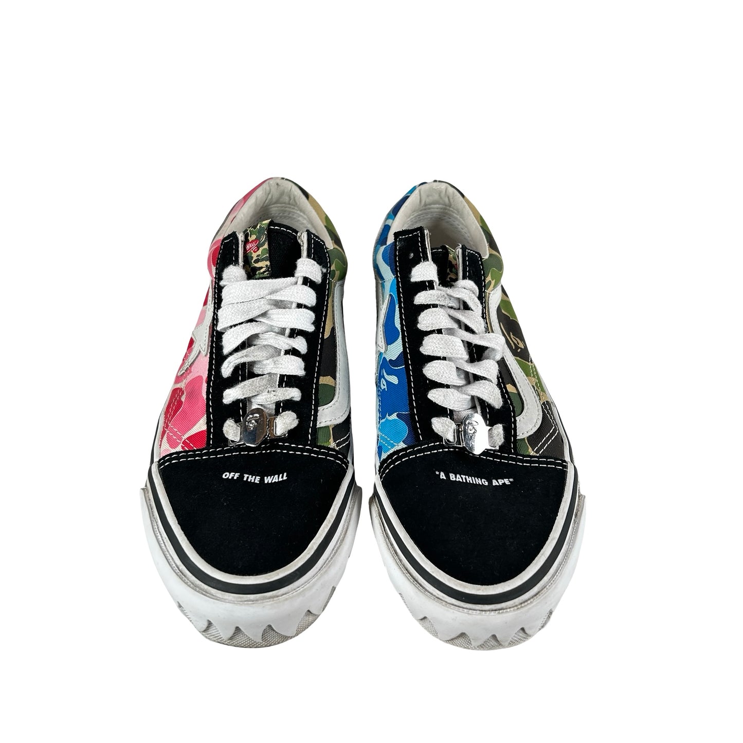 VN000E6VE36 Vans LX Old Skool Bape ABC Multi-Camo [USED] - 7 M (Used) (No Box)