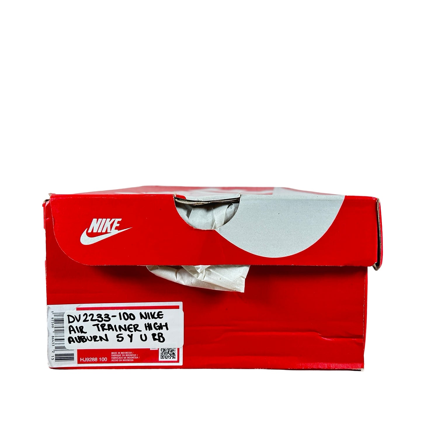 DV2233 100 Nike Air Trainer SC High Auburn (GS) [USED] - 5 Y (Used) (Replace Box)