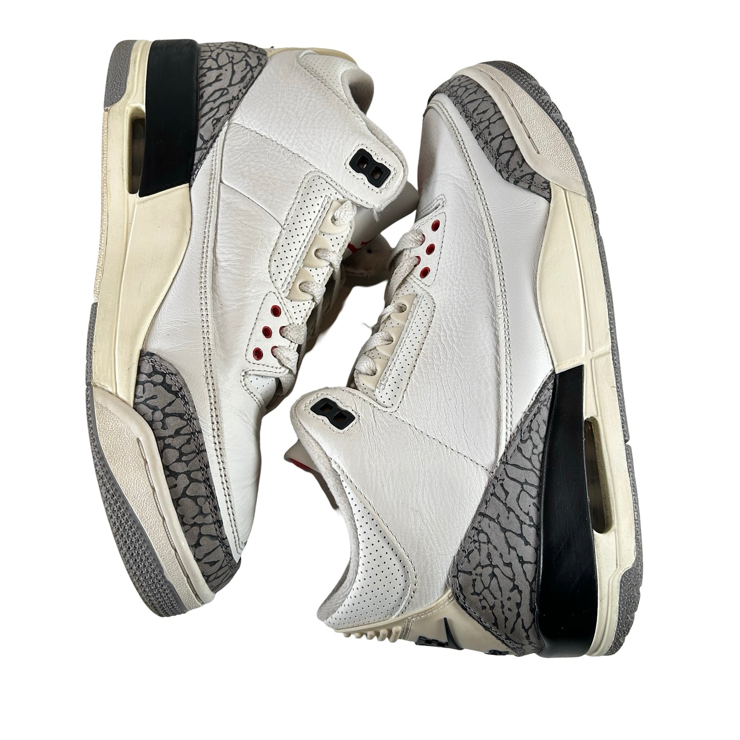 DN3707 100 Jordan 3 Retro White Cement Reimagined [USED] - 9.5 M (Used9)