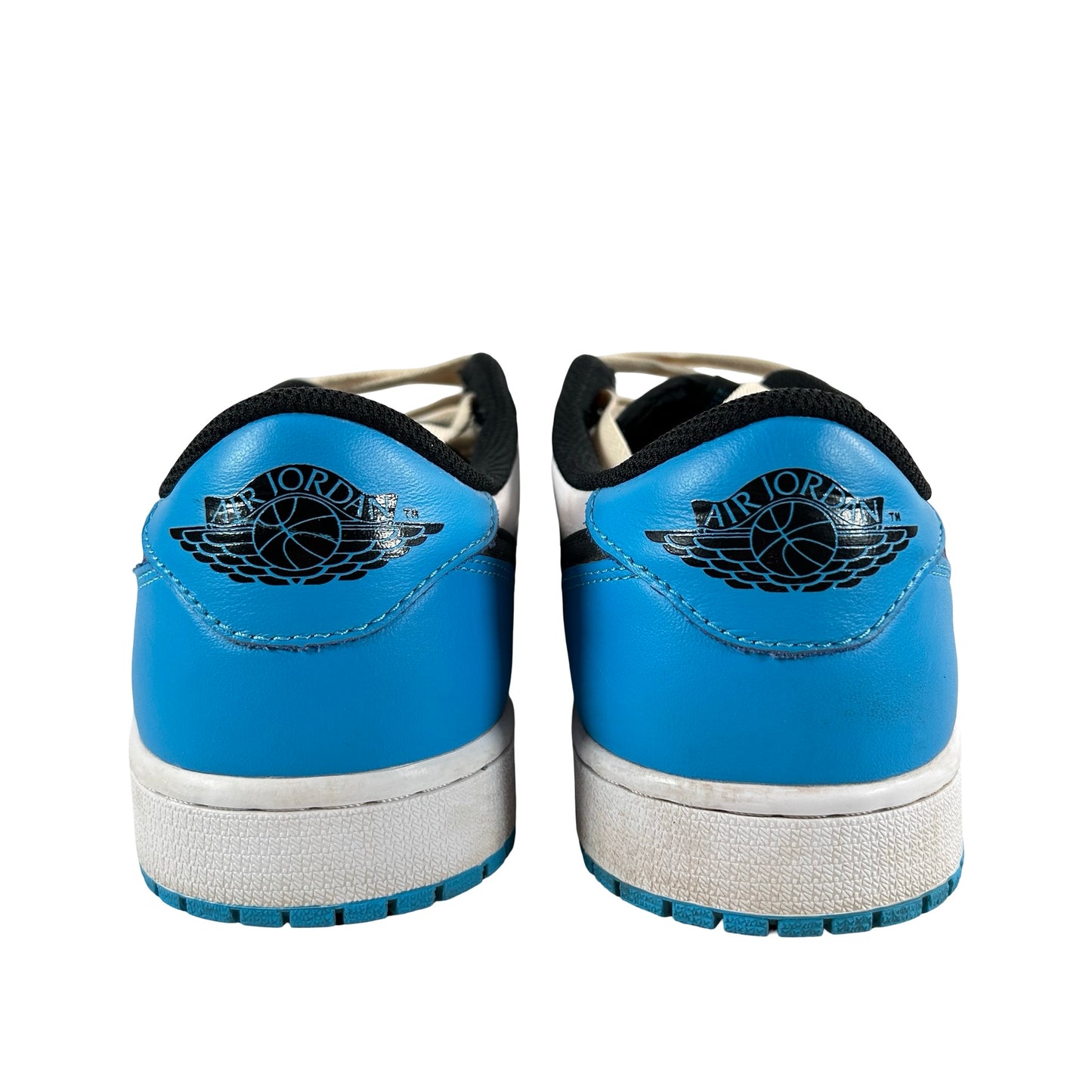 CZ0790 104 Jordan 1 Retro Low OG Black Dark Powder Blue [USED] - 10.5 M (Used)