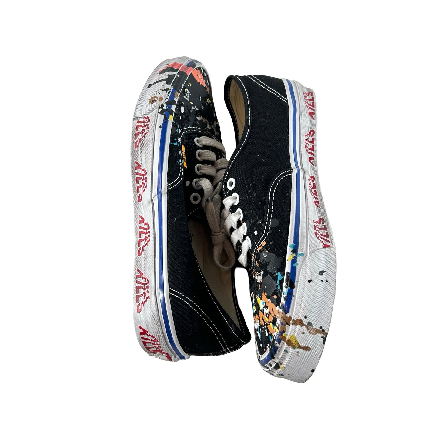 VN000EEUBLA Vans Authentic Reissue 44 Gallery Dept. Art That Kills Black [USED] - 9 M (Used) (No Box)