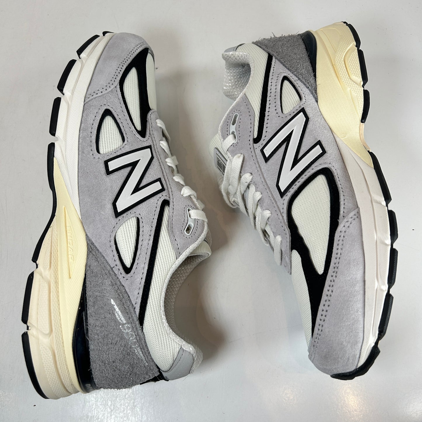 U990TG4 New Balance 990v4 MiUSA Teddy Santis Grey Black Cream [USED] - 10 M (Used)