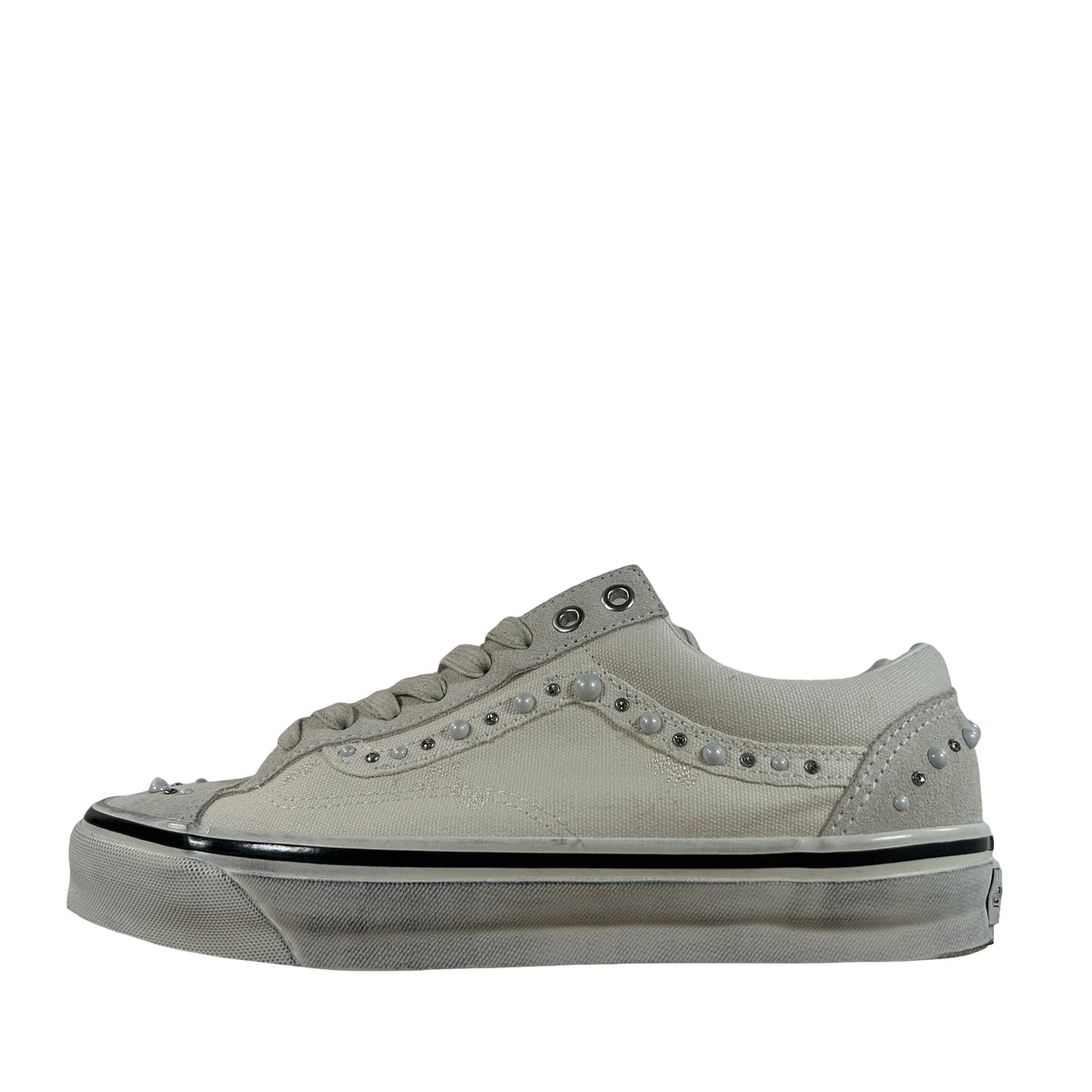 VN000ZB8CDA Vans LX Old Skool 36 Pearlized Pack Marshmallow White - 8.5 M (Used)