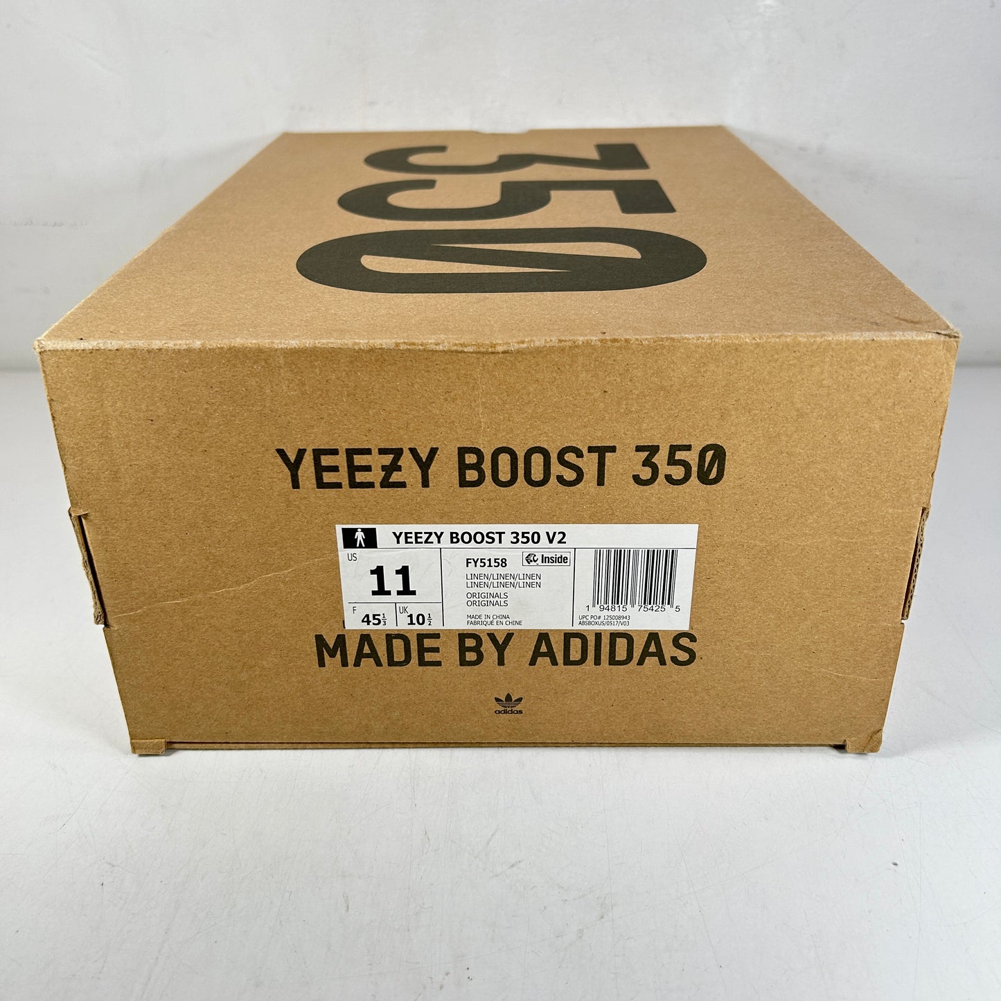 FY5158 Adidas Yeezy Boost 350 V2 Linen [USED] - 11 M (Used)