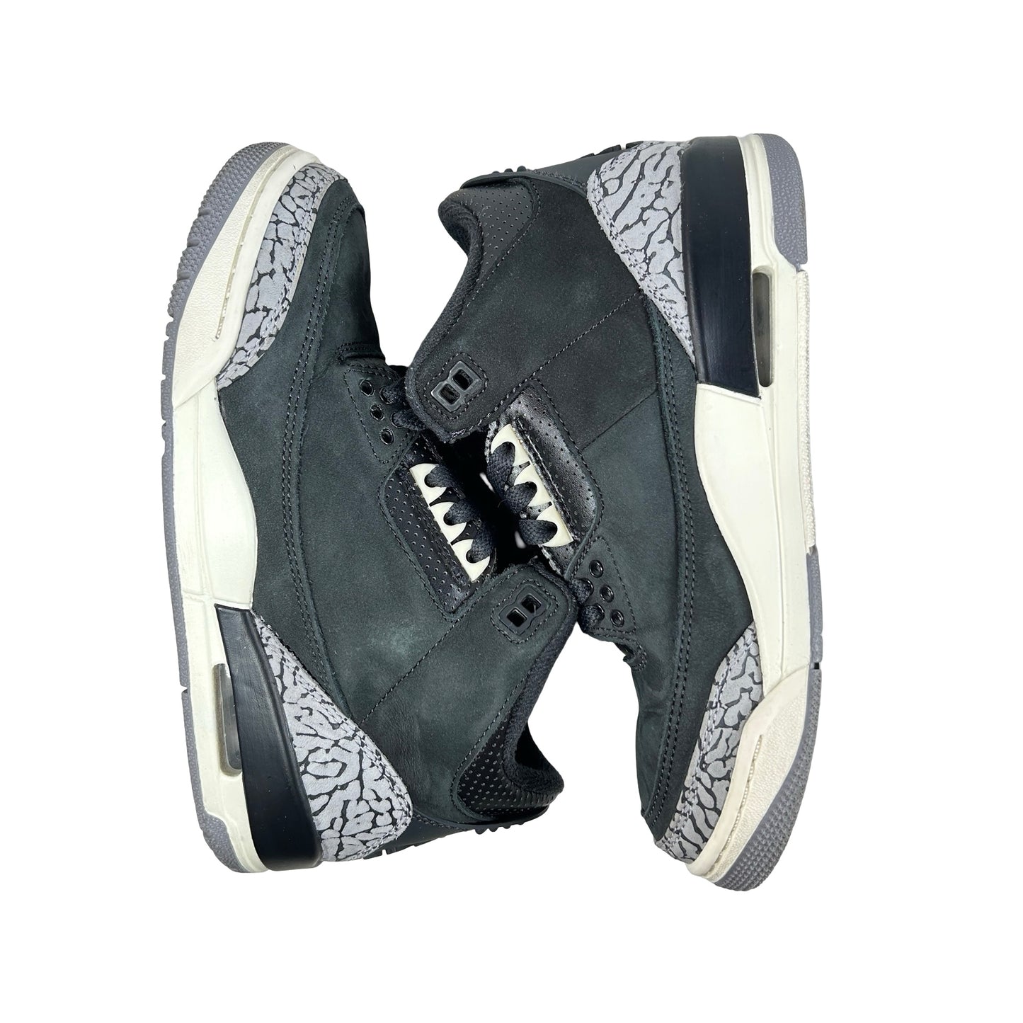 CK9246 001 Jordan 3 Retro Off Noir (Women's) [USED] - 5.5 W (Used)