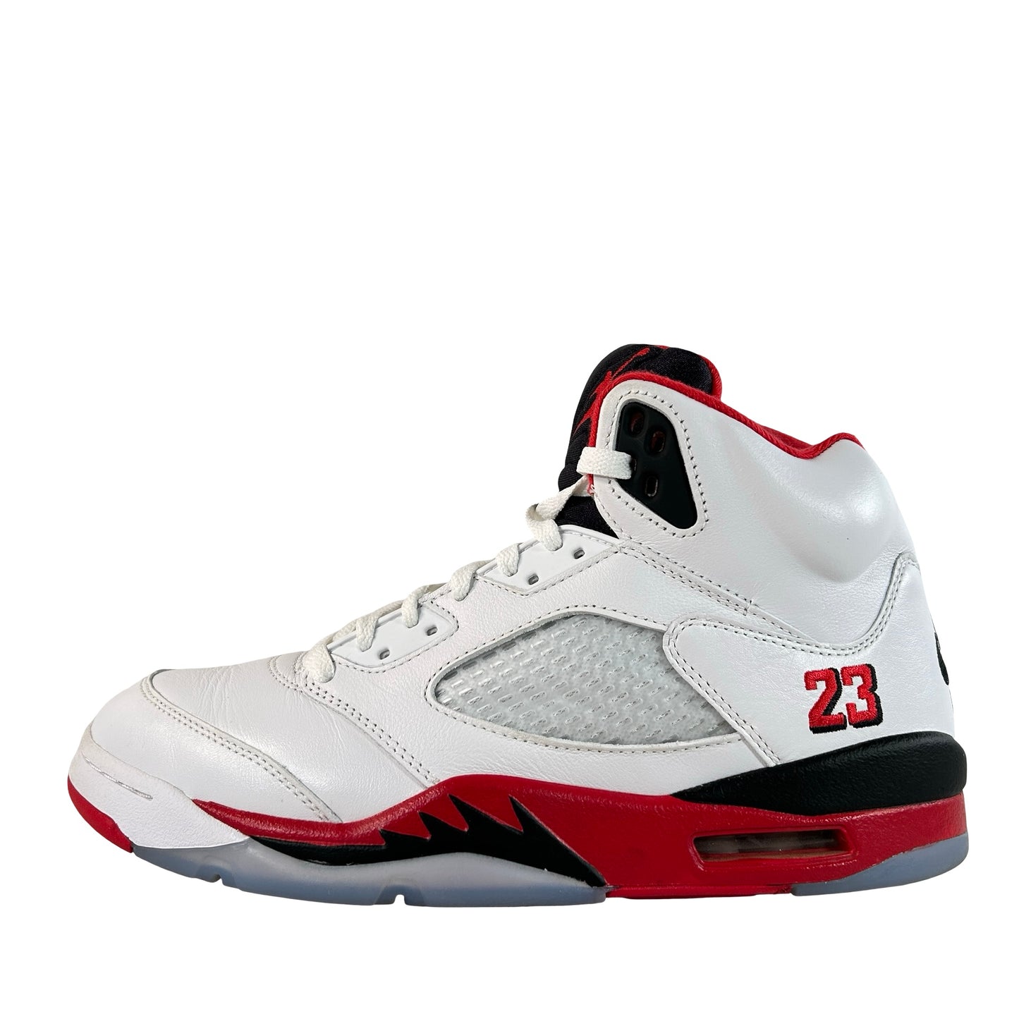 HQ7978 101 Jordan 5 Retro Fire Red Black Tongue (2025) [USED] - 10.5 M (Used5)