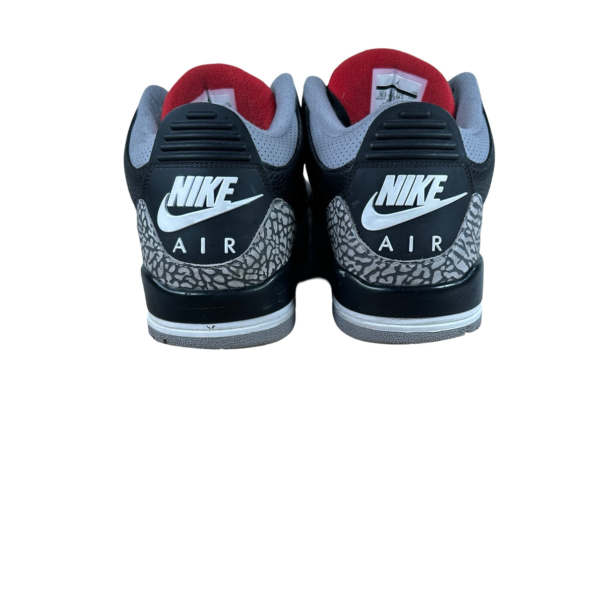 854262 001 Jordan 3 Black Cement 2018 [USED] - 10.5 M (Used6) (No Box6)