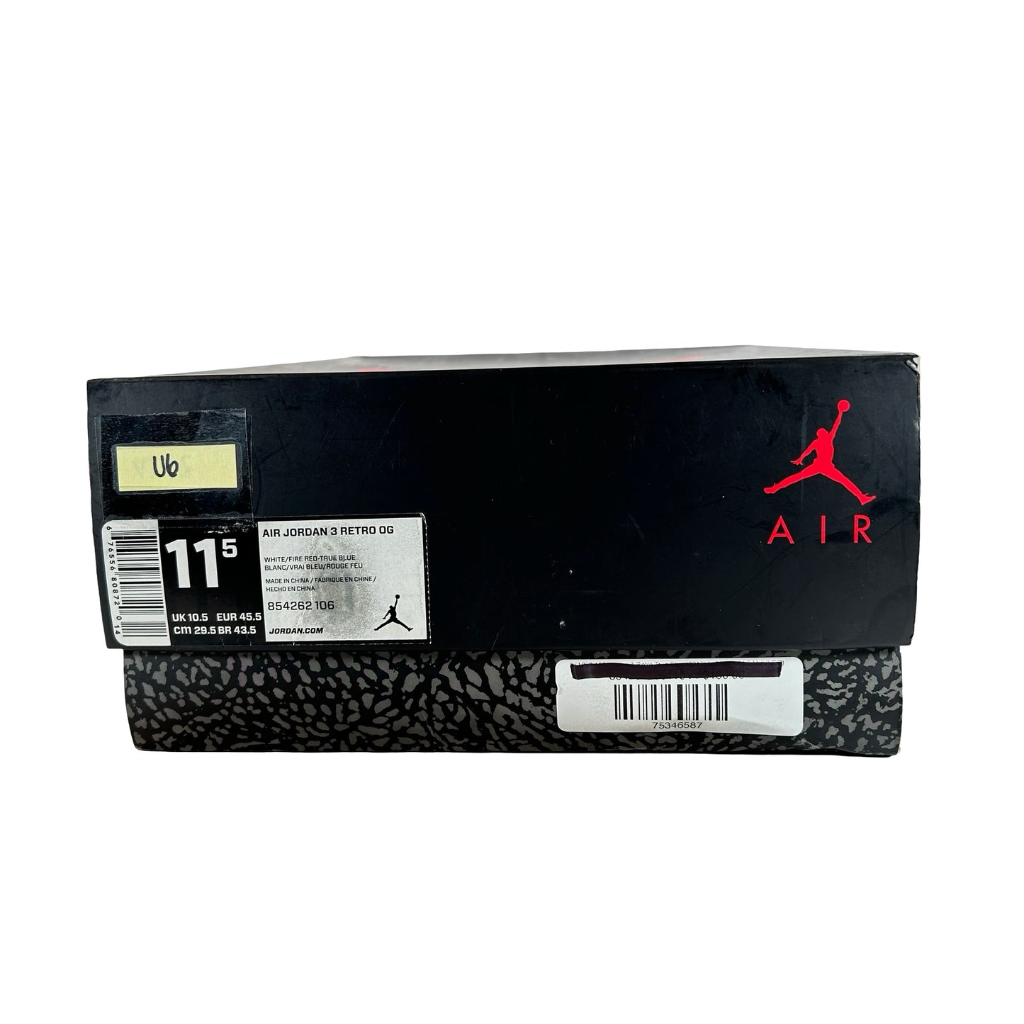 854262 106 Jordan 3 Retro True Blue (2016) [USED] - 11.5 M (Used6)