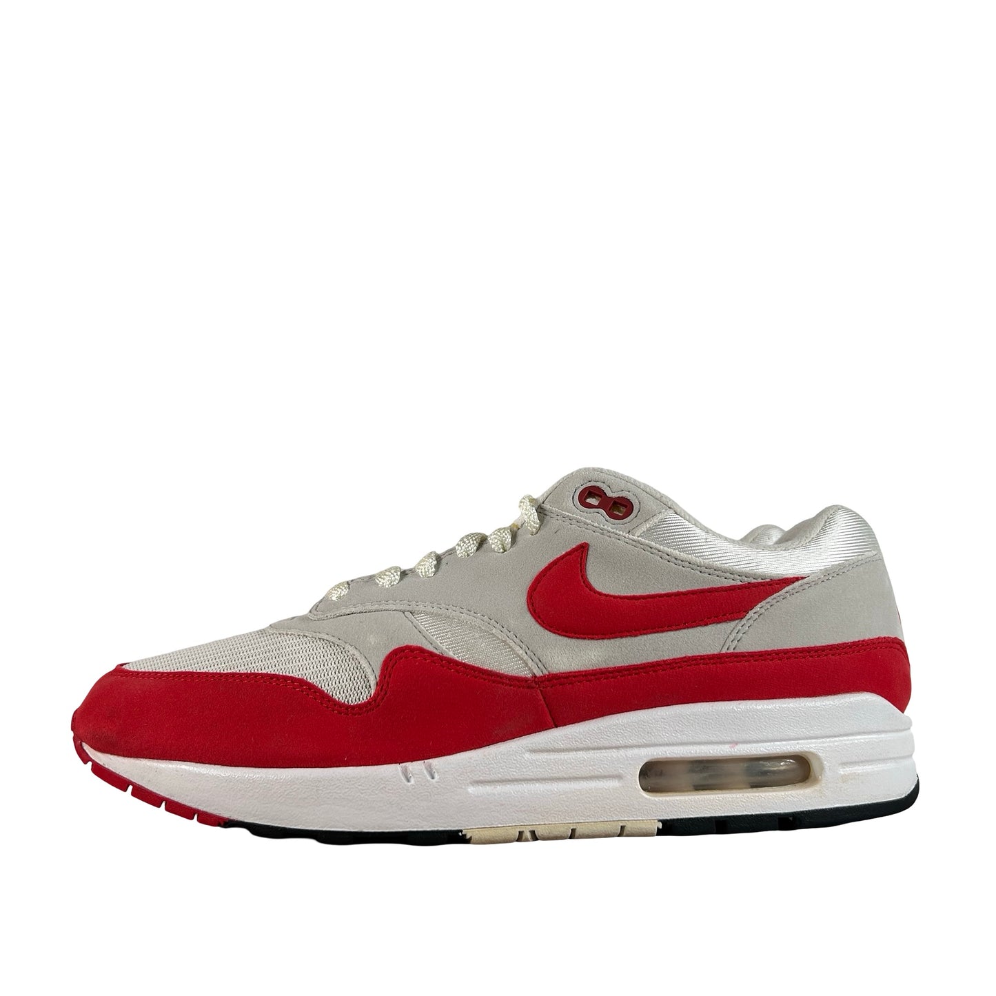 908375 103 Nike Air Max 1 Anniversary Red (2017/2018 Restock Pair) [USED] - 10 M (Used) (Replace Box)