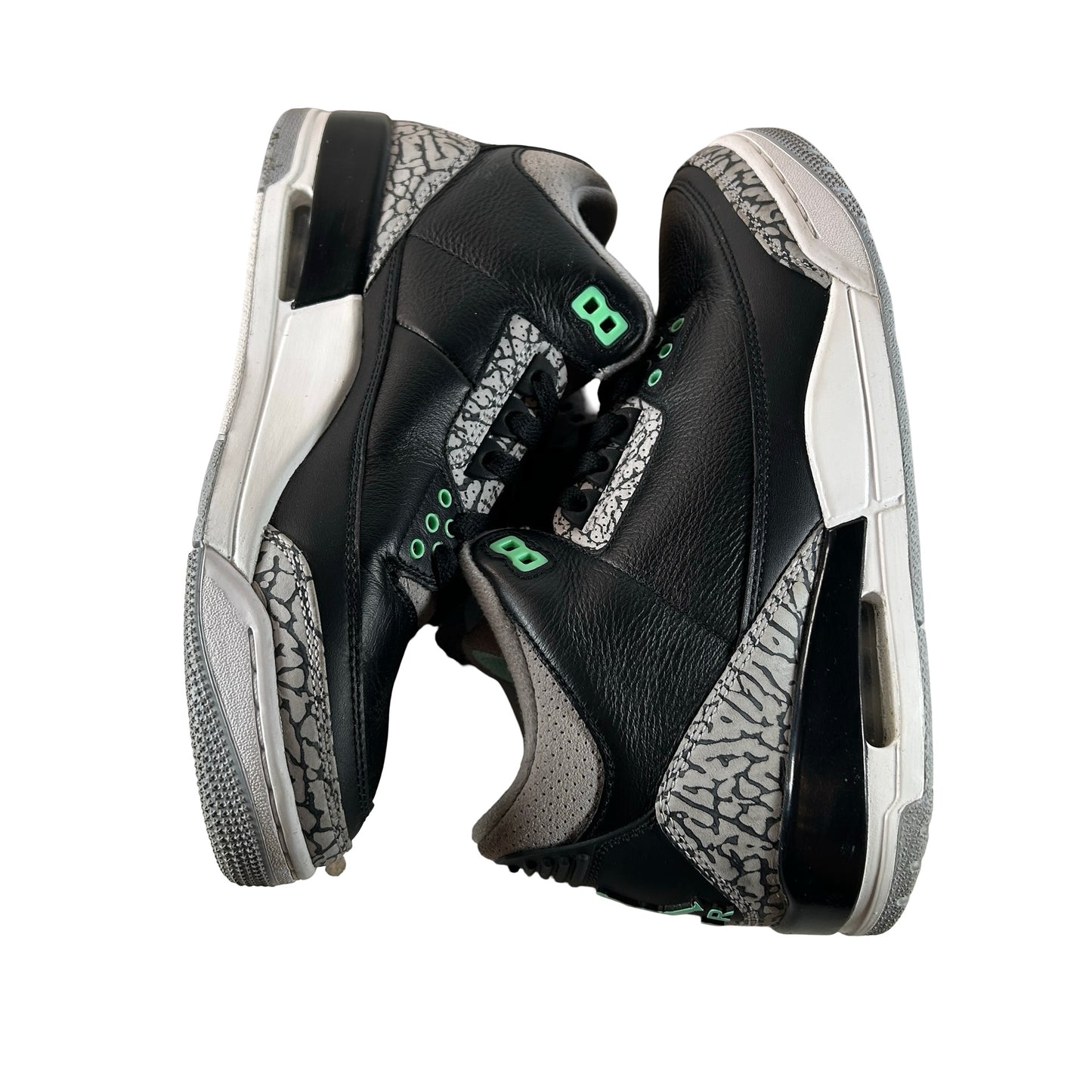 CT8532 031 Jordan 3 Retro Green Glow [USED] - 7.5 M (Used) (Replace Box)