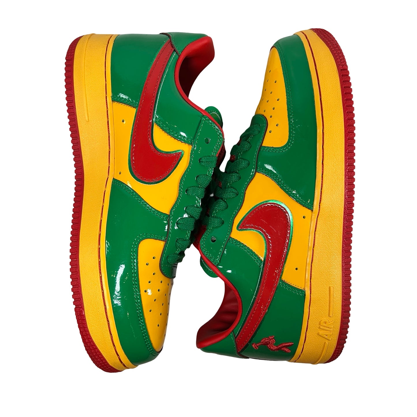 IH4383 300 Nike Air Force 1 Low Lil Yachty Concrete Boys Lucky Green [USED] - 9 M (Used)