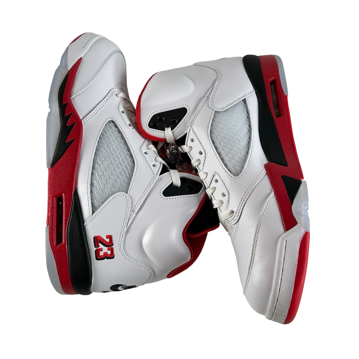 HQ7978 101 Jordan 5 Retro Fire Red Black Tongue (2025) [USED] - 12 M (Used2)